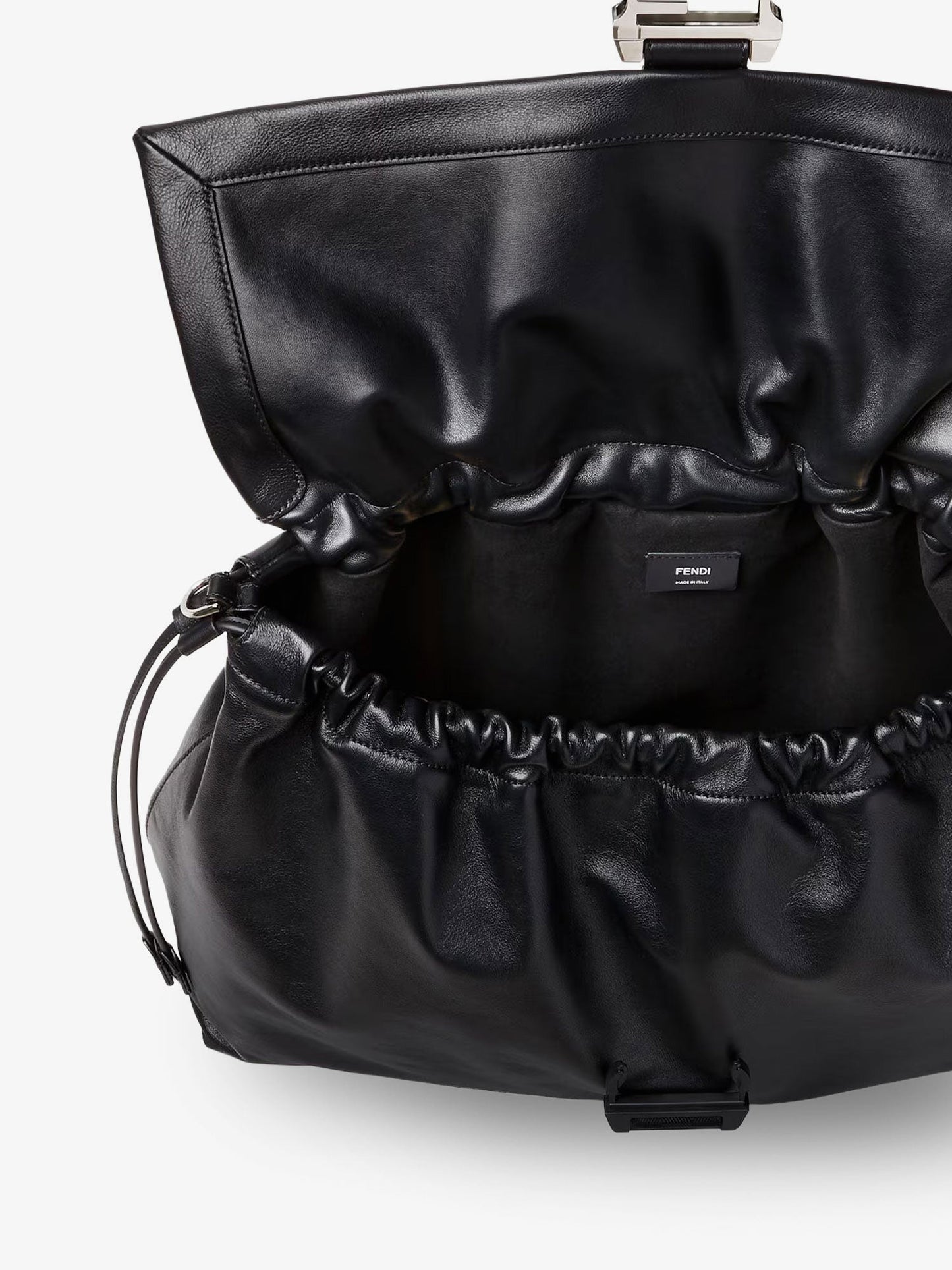 Fendi Men Fendi Flux Maxi Messenger Leather Crossbody Bag FENDI