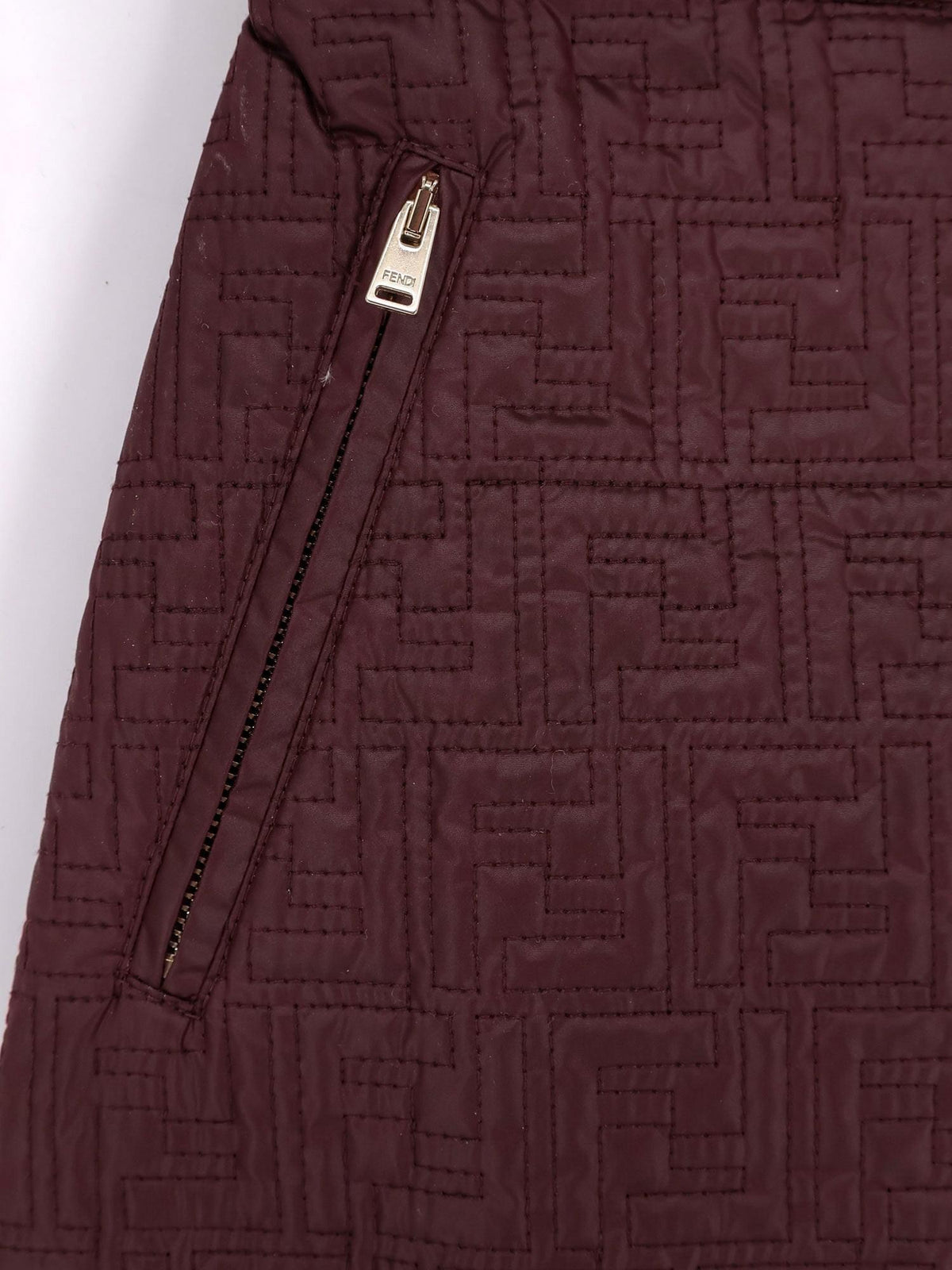 Fendi Women Quilted Nylon Mini Skirt FENDI