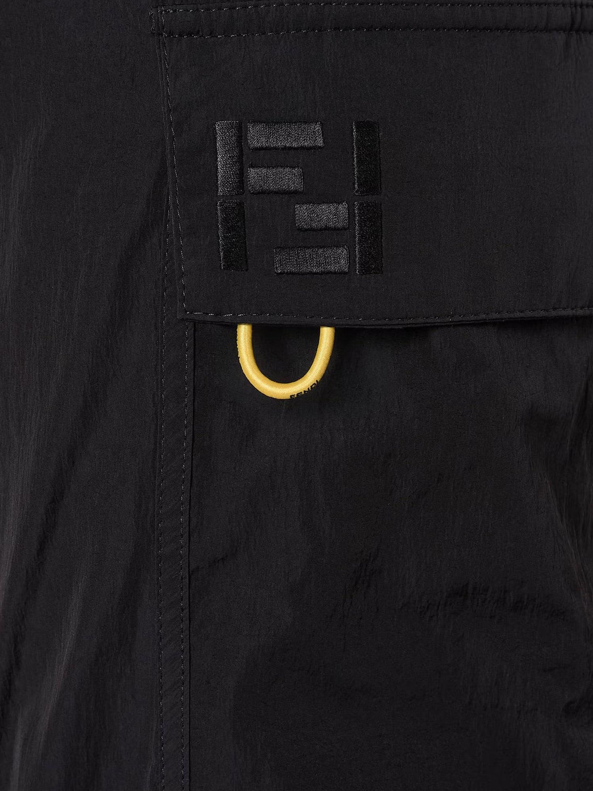 Fendi Men Cargo Nylon Trousers FENDI