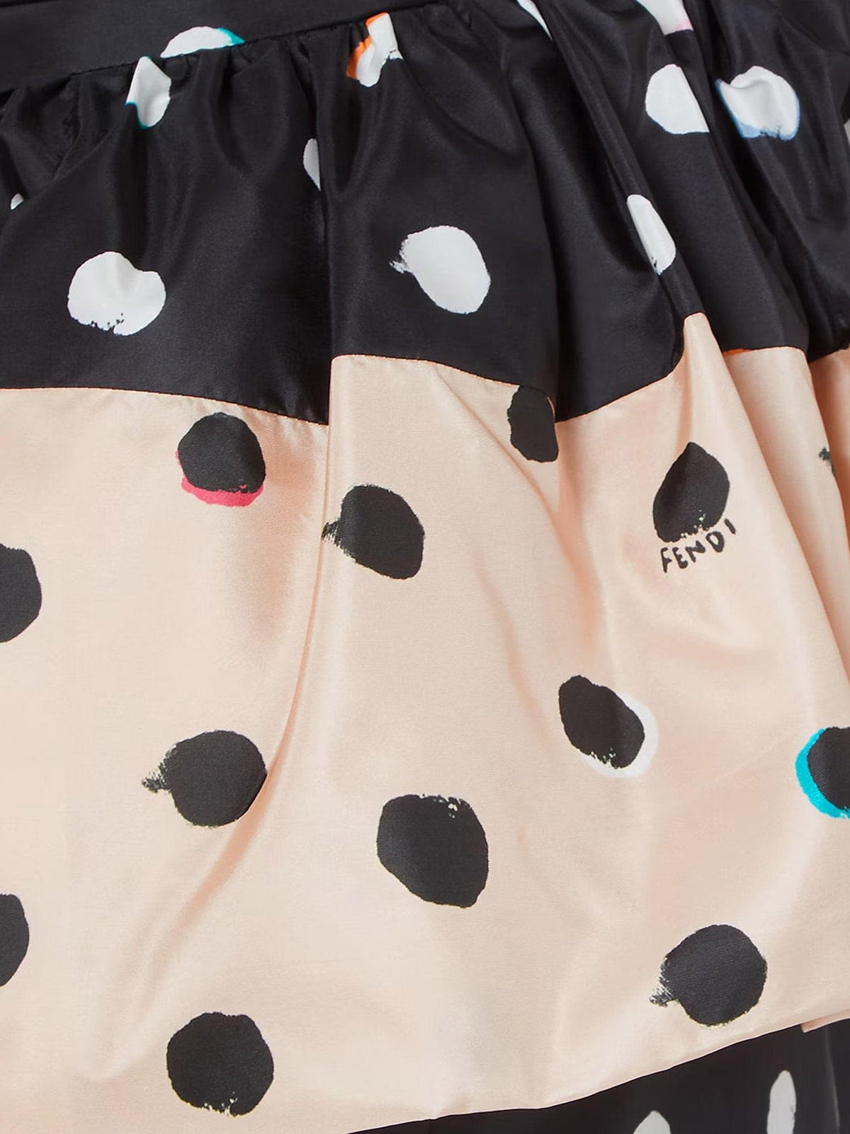 Fendi Women Falena Dots Taffeta' Bustier Dress FENDI
