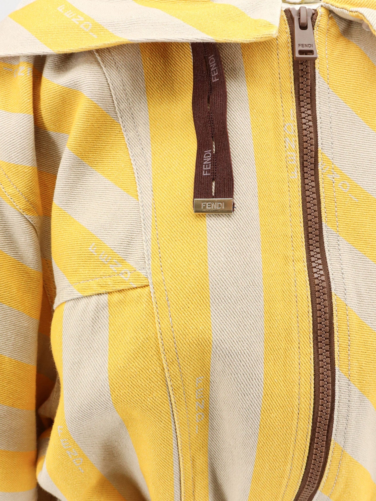 Fendi Women Cotton And Linen Jacket FENDI