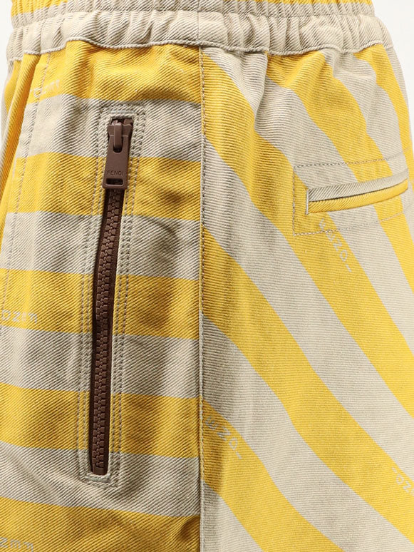 Fendi Women Cotton And Linen Shorts FENDI