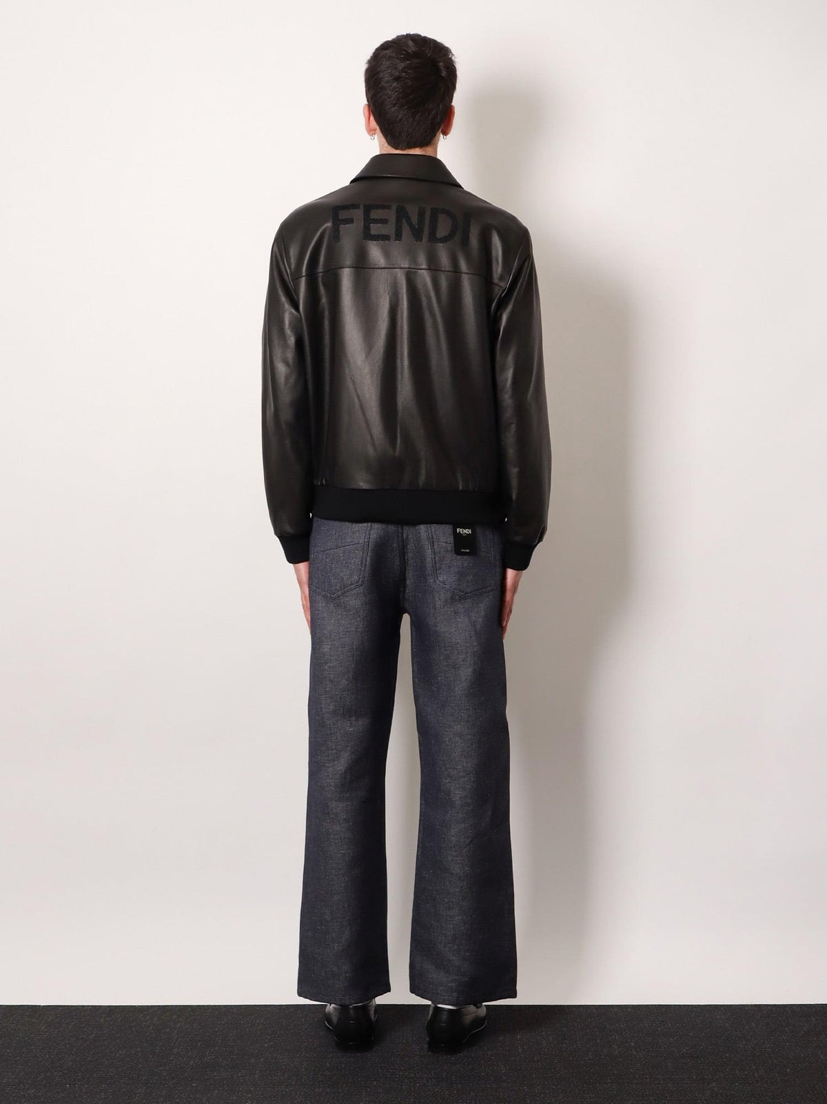 Fendi Men Leather Jacket FENDI