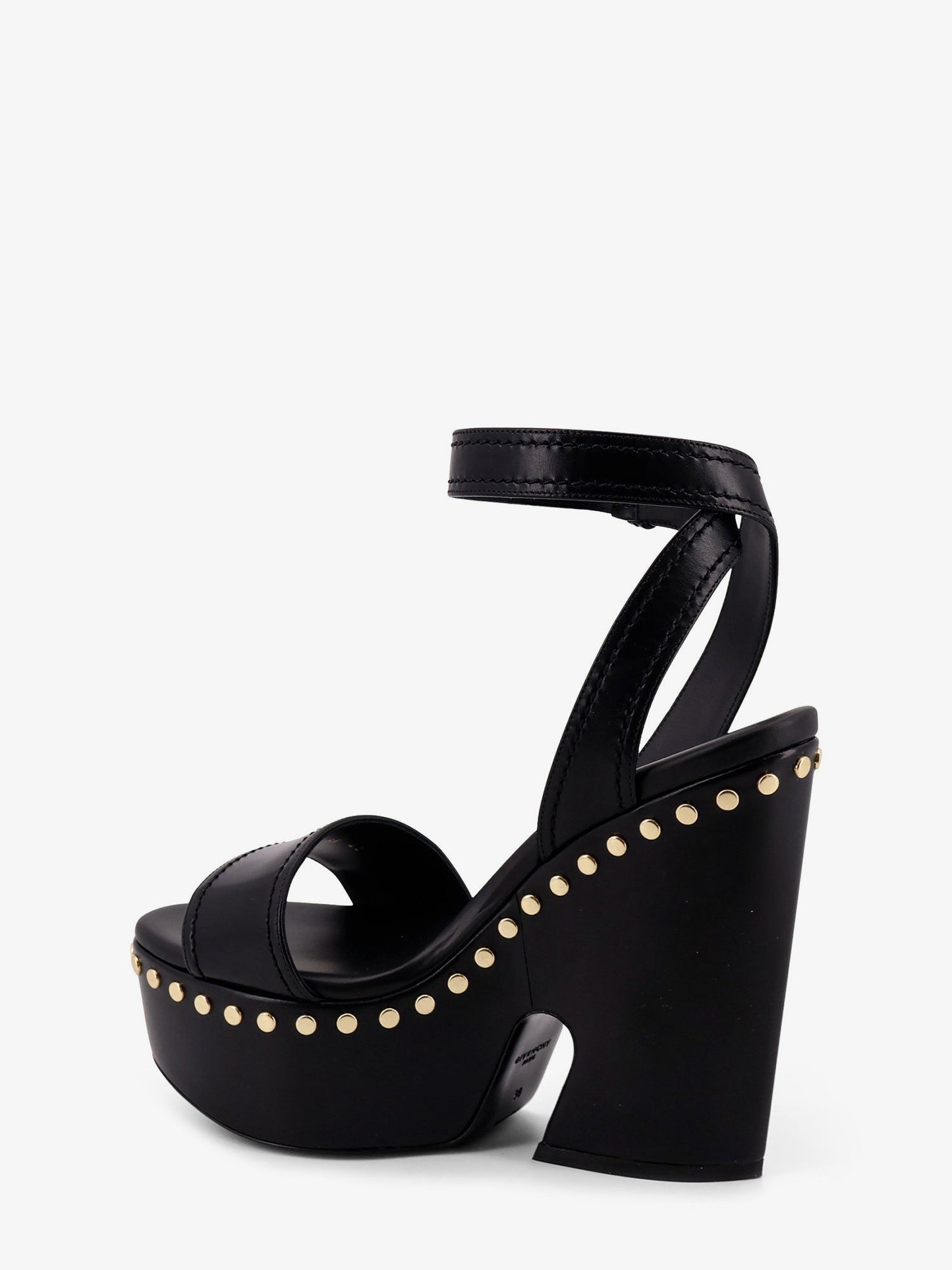 Givenchy Women Leather Sandals With Studs GIVENCHY