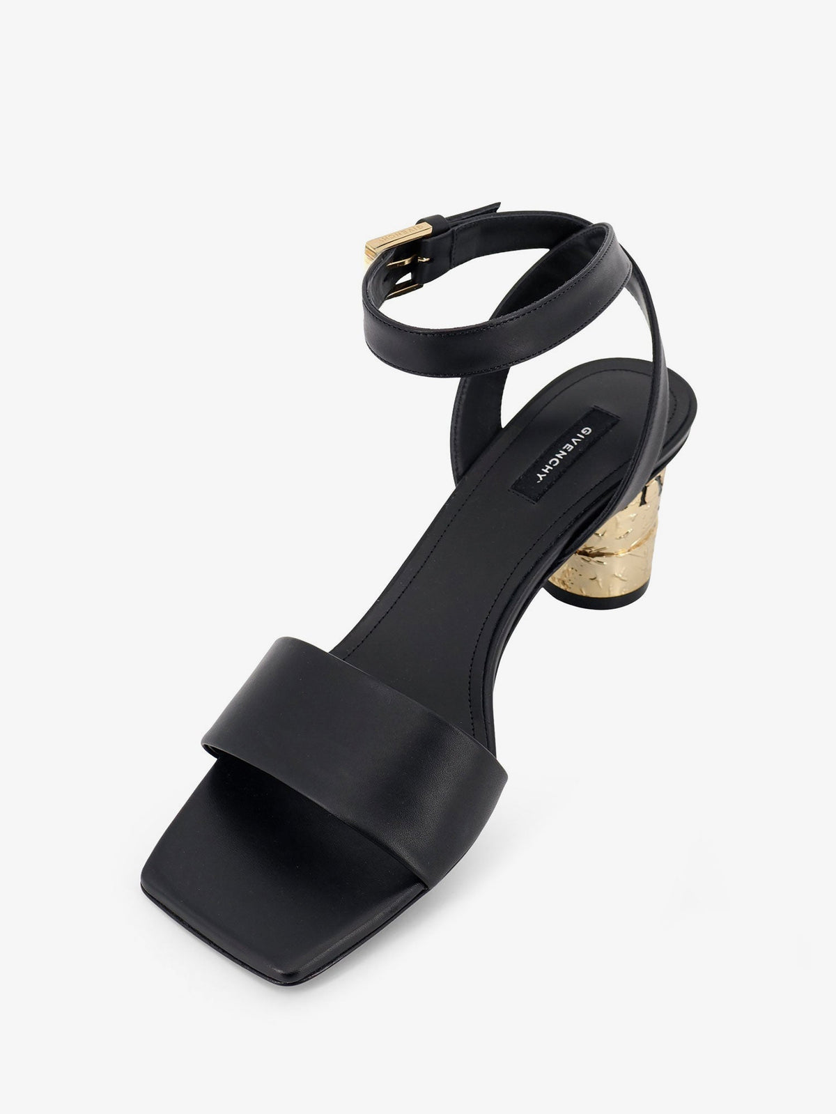 Givenchy Women Tape Leather Heeled Sandals GIVENCHY
