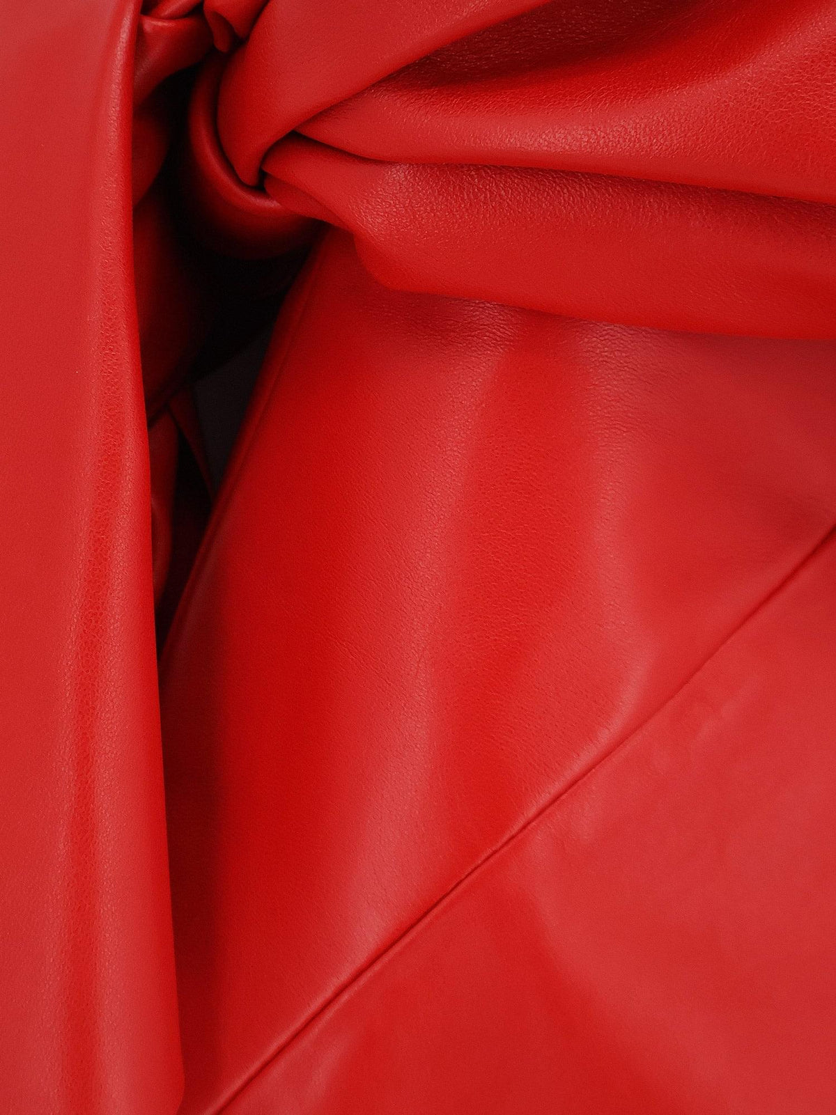 Givenchy Women Leather Bustier Dress With Bow Detail GIVENCHY