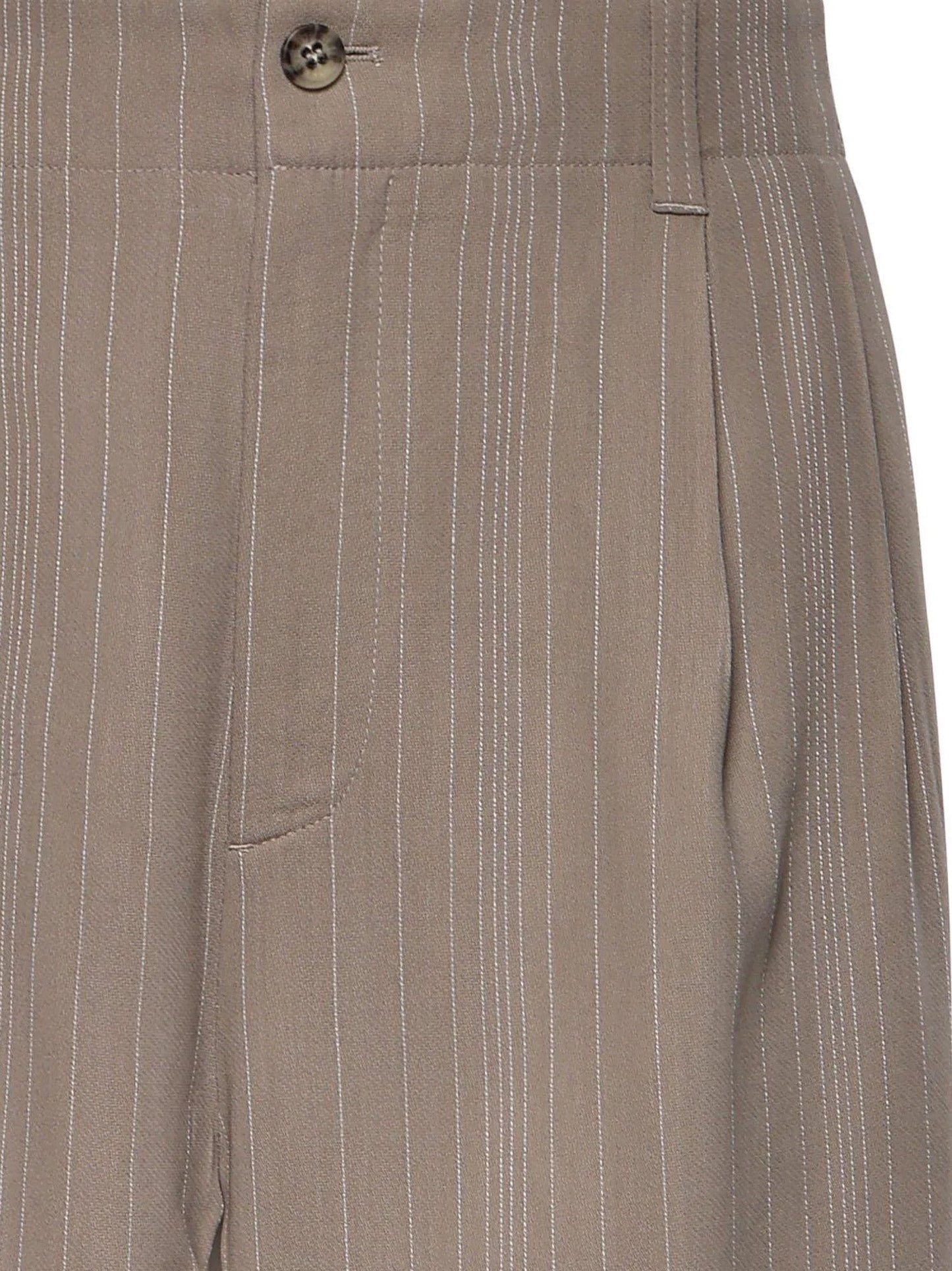 Golden Goose Deluxe Brand Men Wool Blend Trousers With Pinstripe Pattern GOLDEN GOOSE