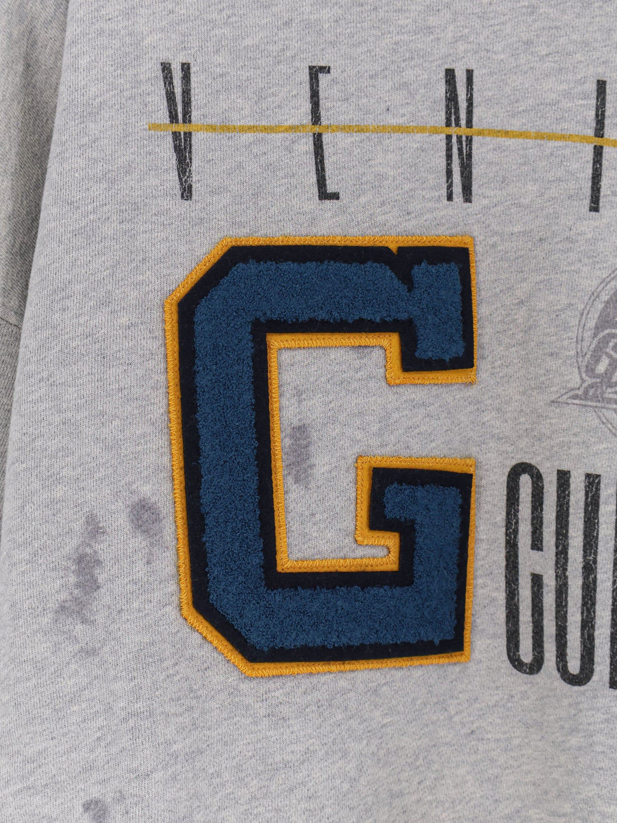 Golden Goose Deluxe Brand Men Cotton Sweatshirt With Print On The Front GOLDEN GOOSE