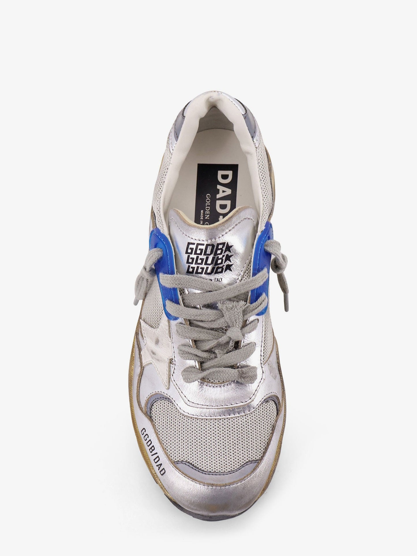 Golden Goose Deluxe Brand Women Running Dad Mesh And Leather Sneakers With Logo On The Side GOLDEN GOOSE