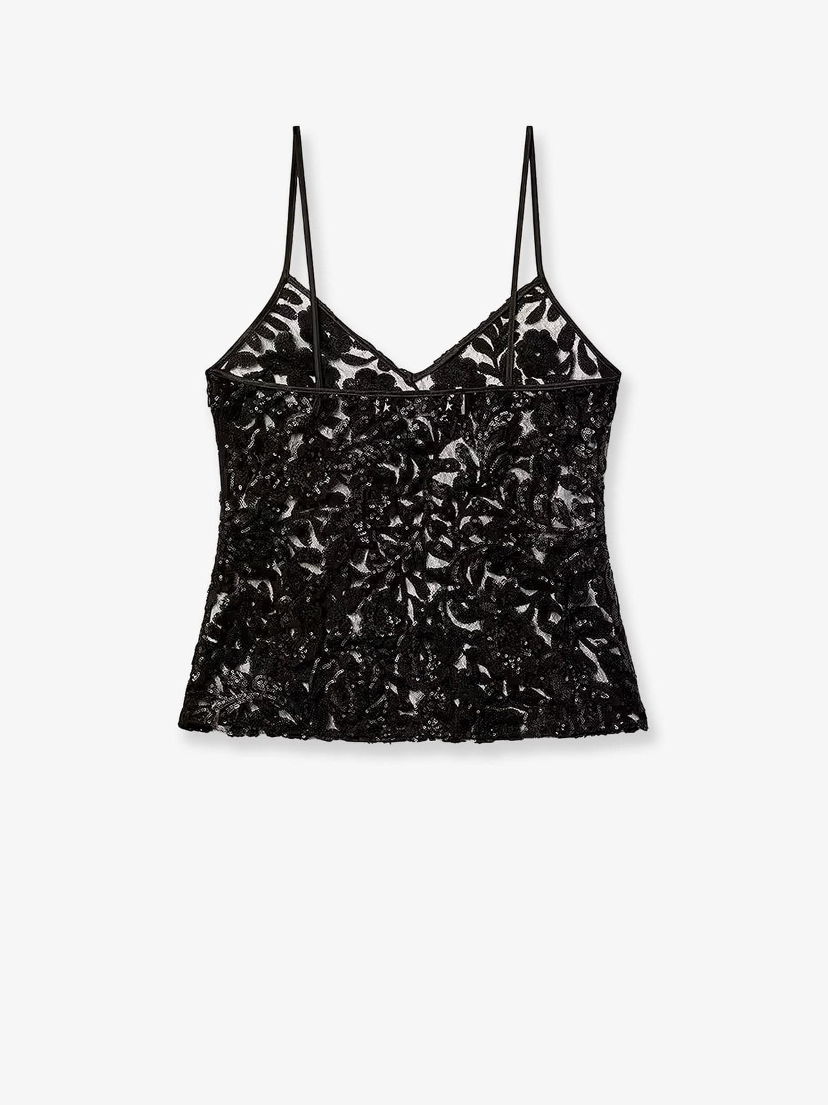 Golden Goose Deluxe Brand Women Tulle Top With Sequins Embroidery GOLDEN GOOSE