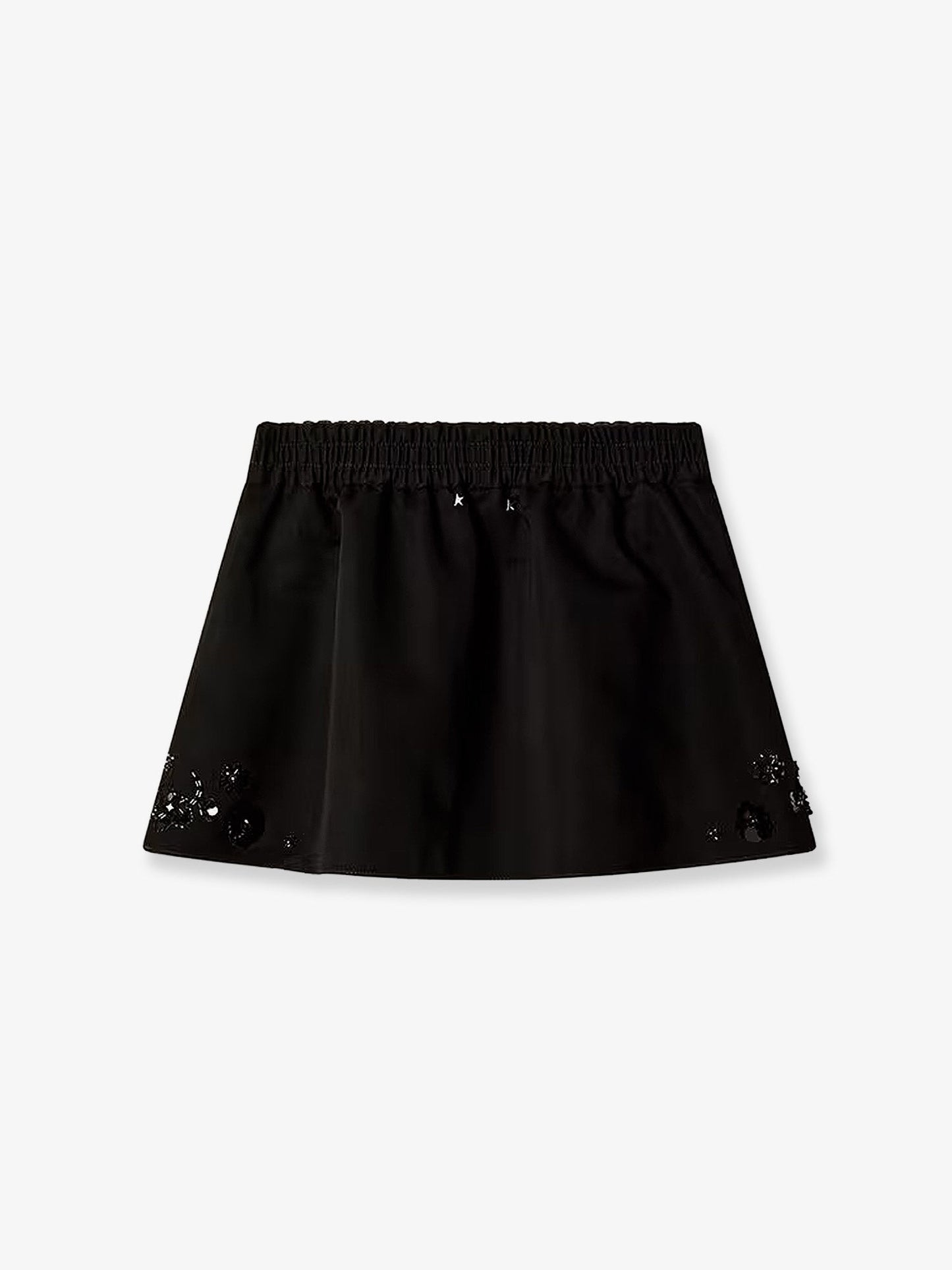 Golden Goose Deluxe Brand Women Cotton Blend Midi Skirt With Floral Sequin And Crystal Details GOLDEN GOOSE