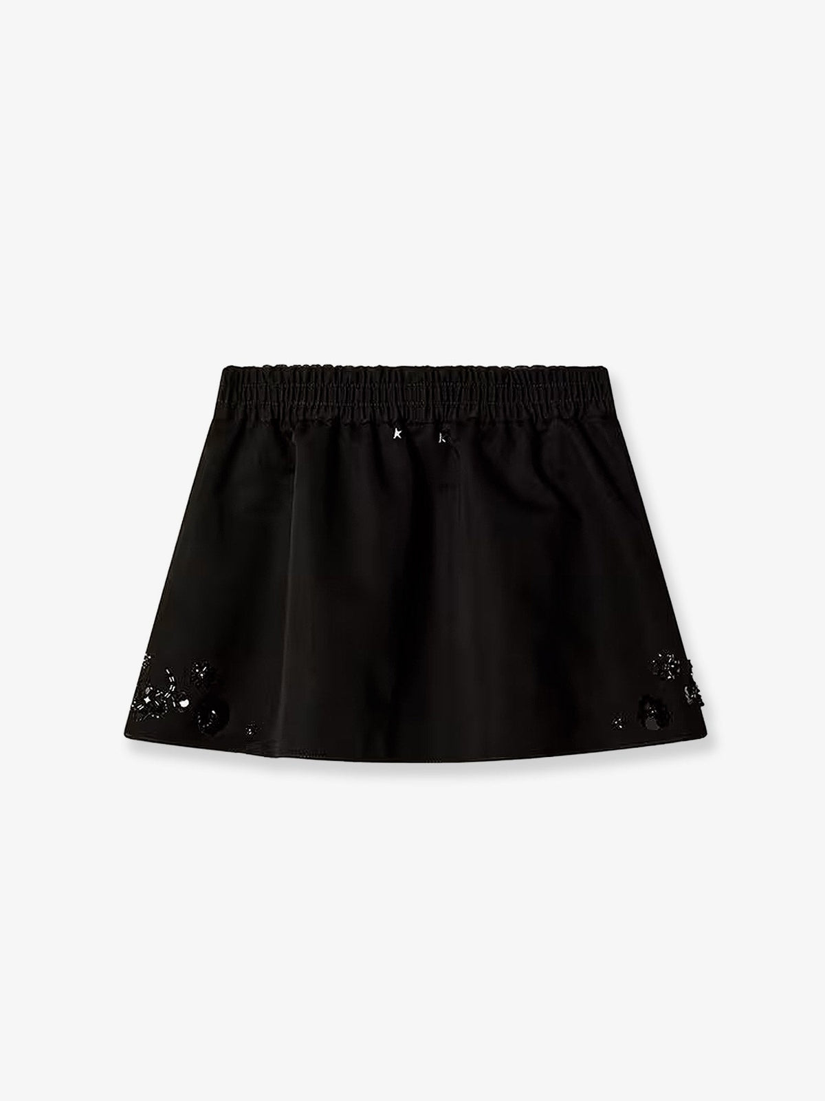 Golden Goose Deluxe Brand Women Cotton Blend Midi Skirt With Floral Sequin And Crystal Details GOLDEN GOOSE