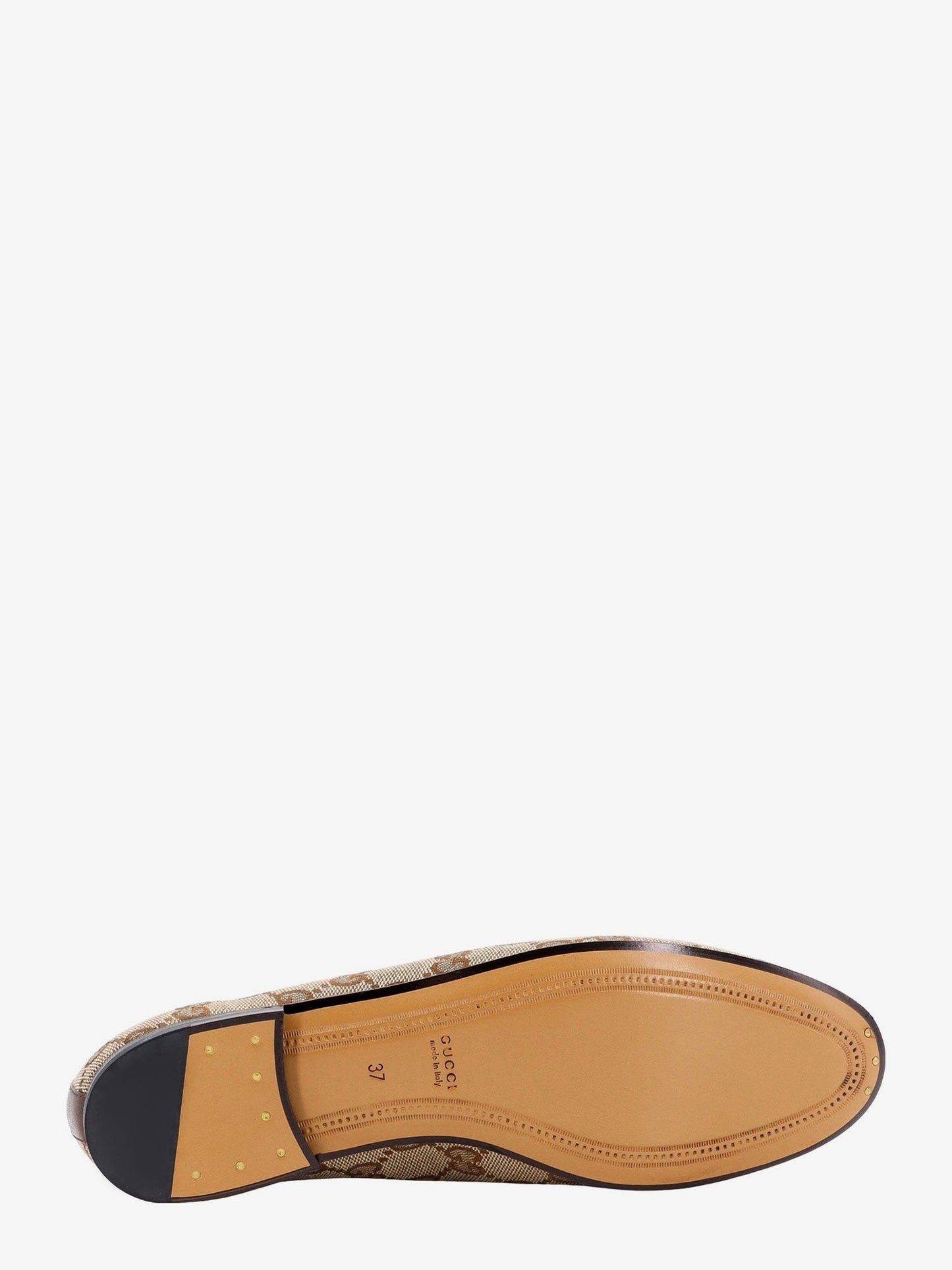 Gucci Women Gg Fabric Jordaan Loafers GUCCI