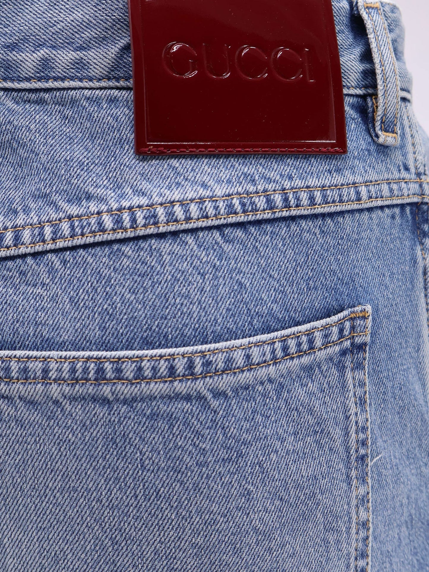 Gucci Men Certified Cotton Slim Fit Jeans