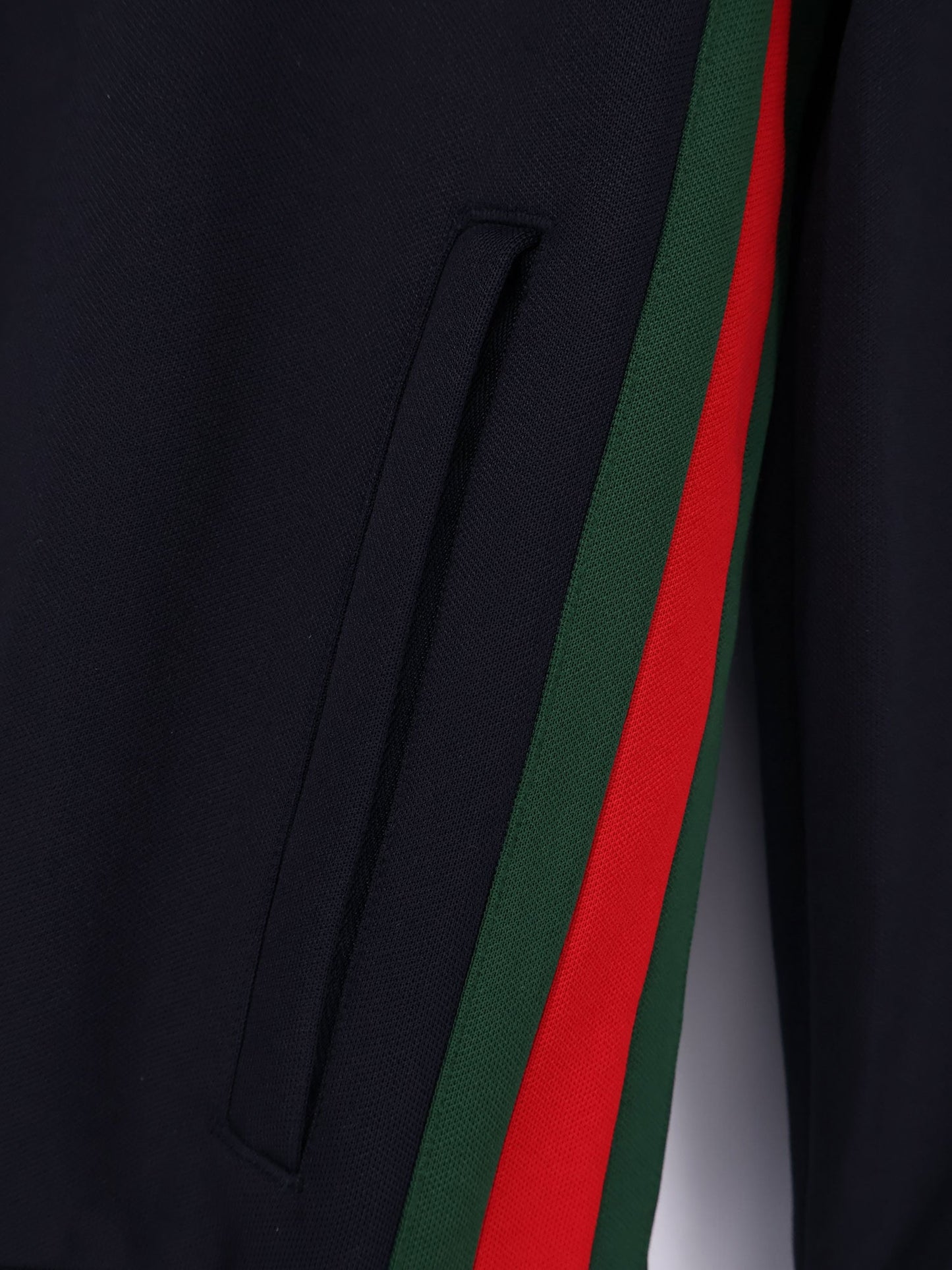 Gucci Men Jersey Sweatshirt With Lateral Web Band GUCCI