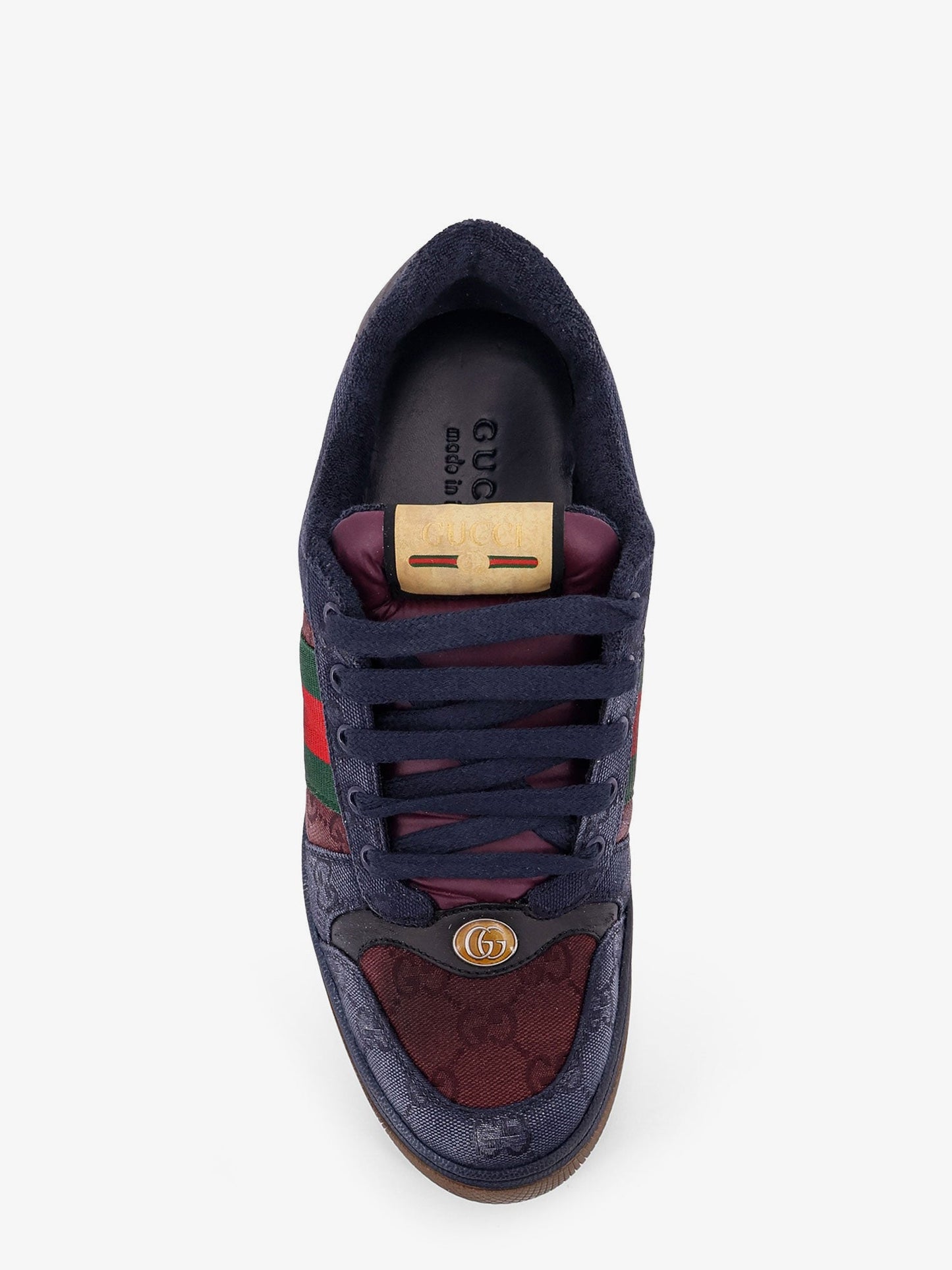 Gucci Men Gg Bicolor Fabric Sneakers GUCCI