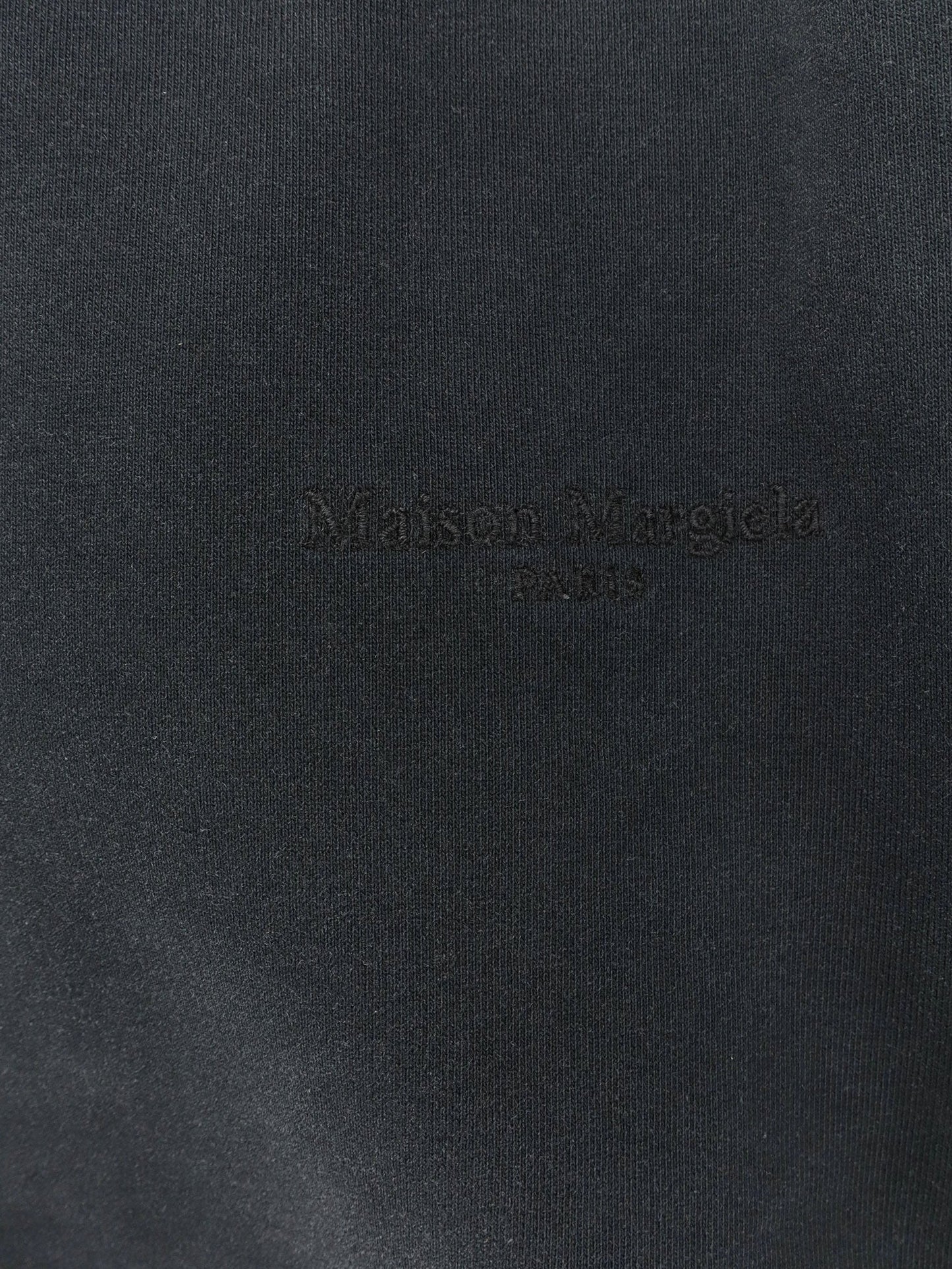 Maison Margiela Men Cotton Sweatshirt With Front Embroidered Logo MAISON MARGIELA