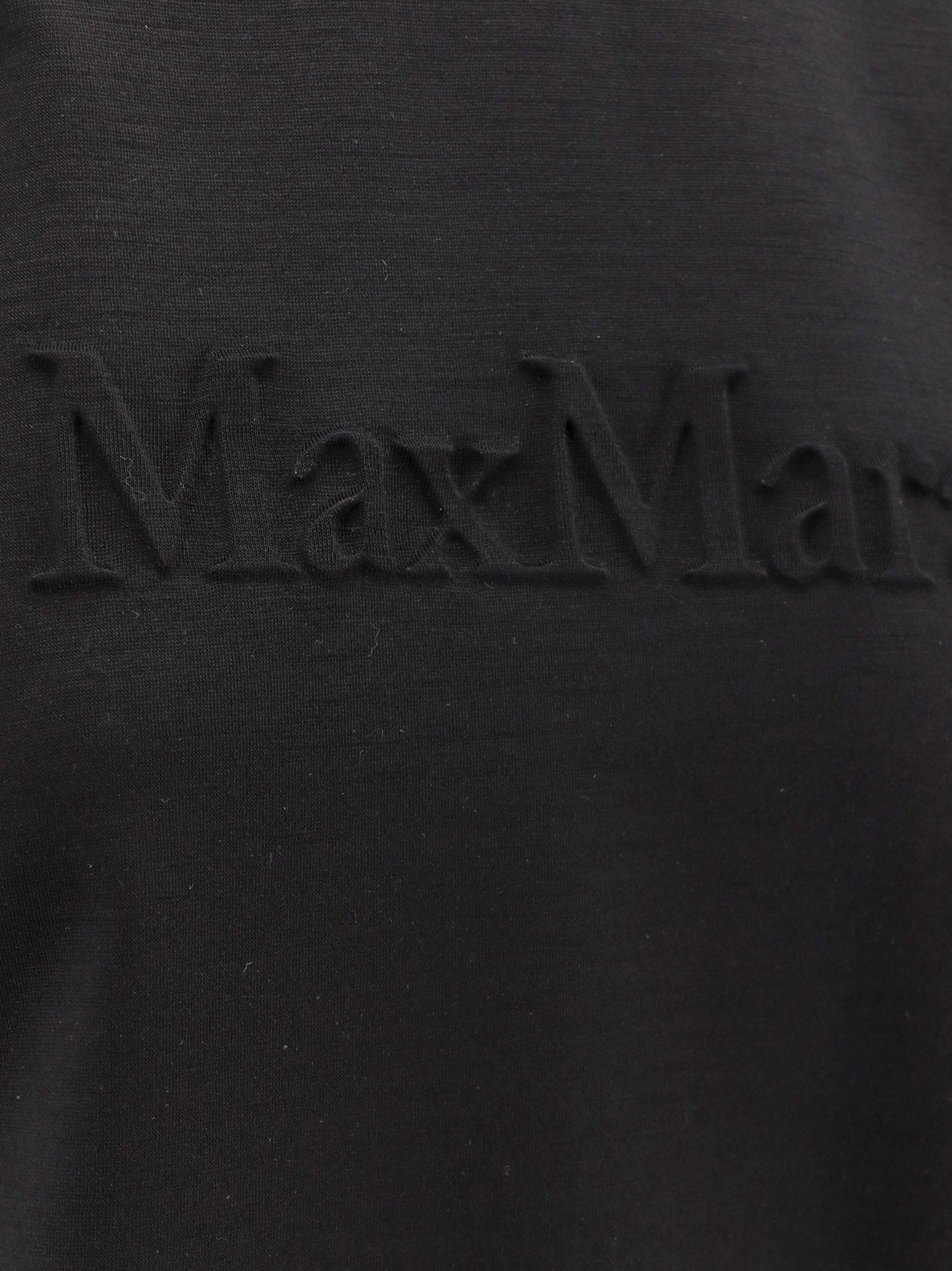 Max Mara Women Peter Wool T-Shirt With Embossed Frontal Logo MAX MARA