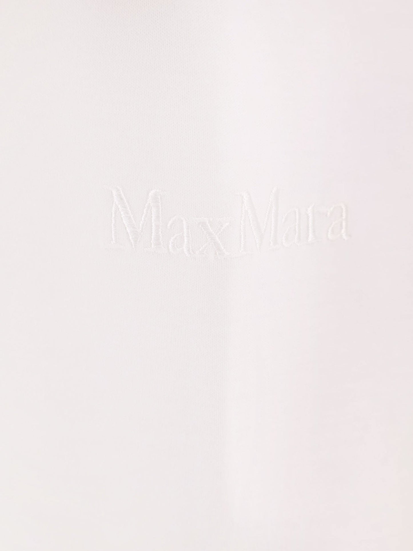 Max Mara Women Nerina Cotton T-Shirt With Max Mara Embroidery MAX MARA