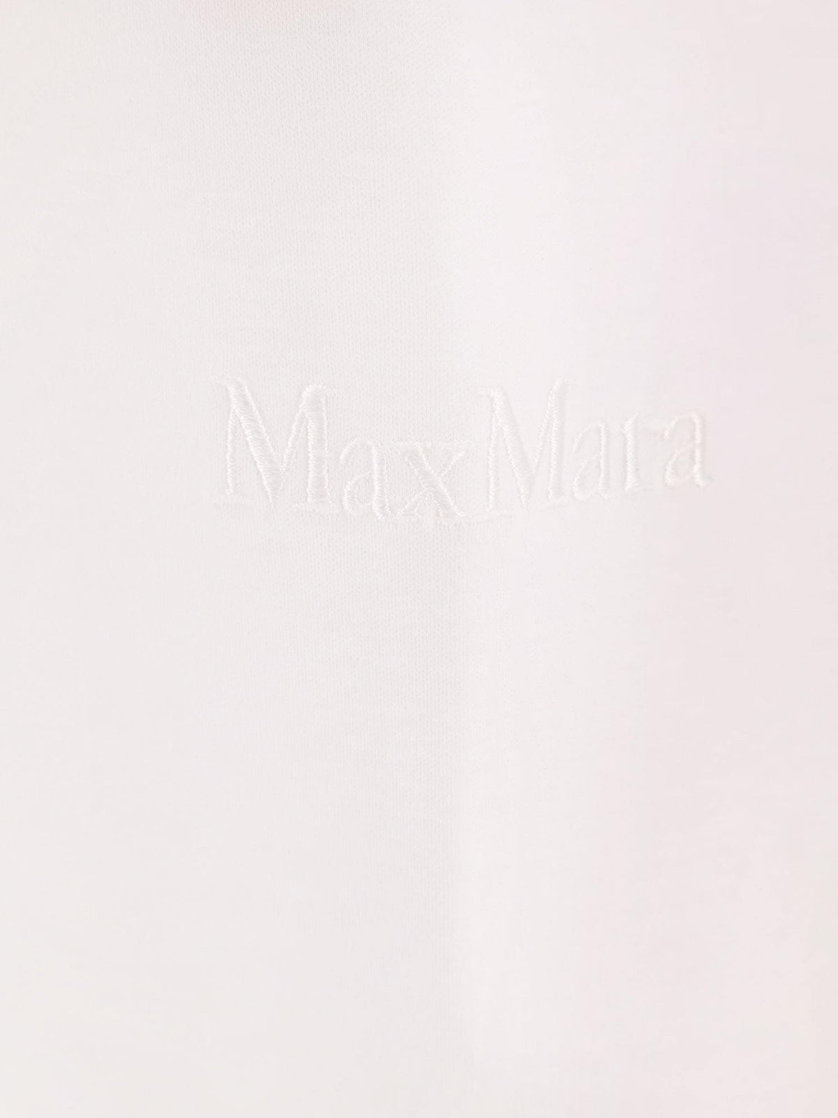 Max Mara Women Nerina Cotton T-Shirt With Max Mara Embroidery MAX MARA