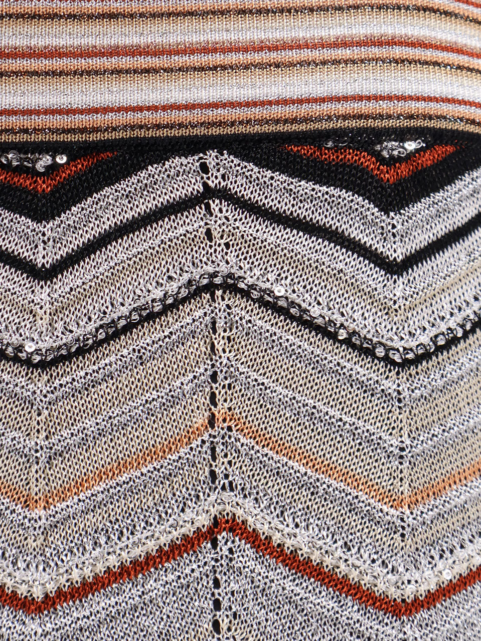 Missoni Women Viscose Trousers With Laminated Chevron Pattern MISSONI