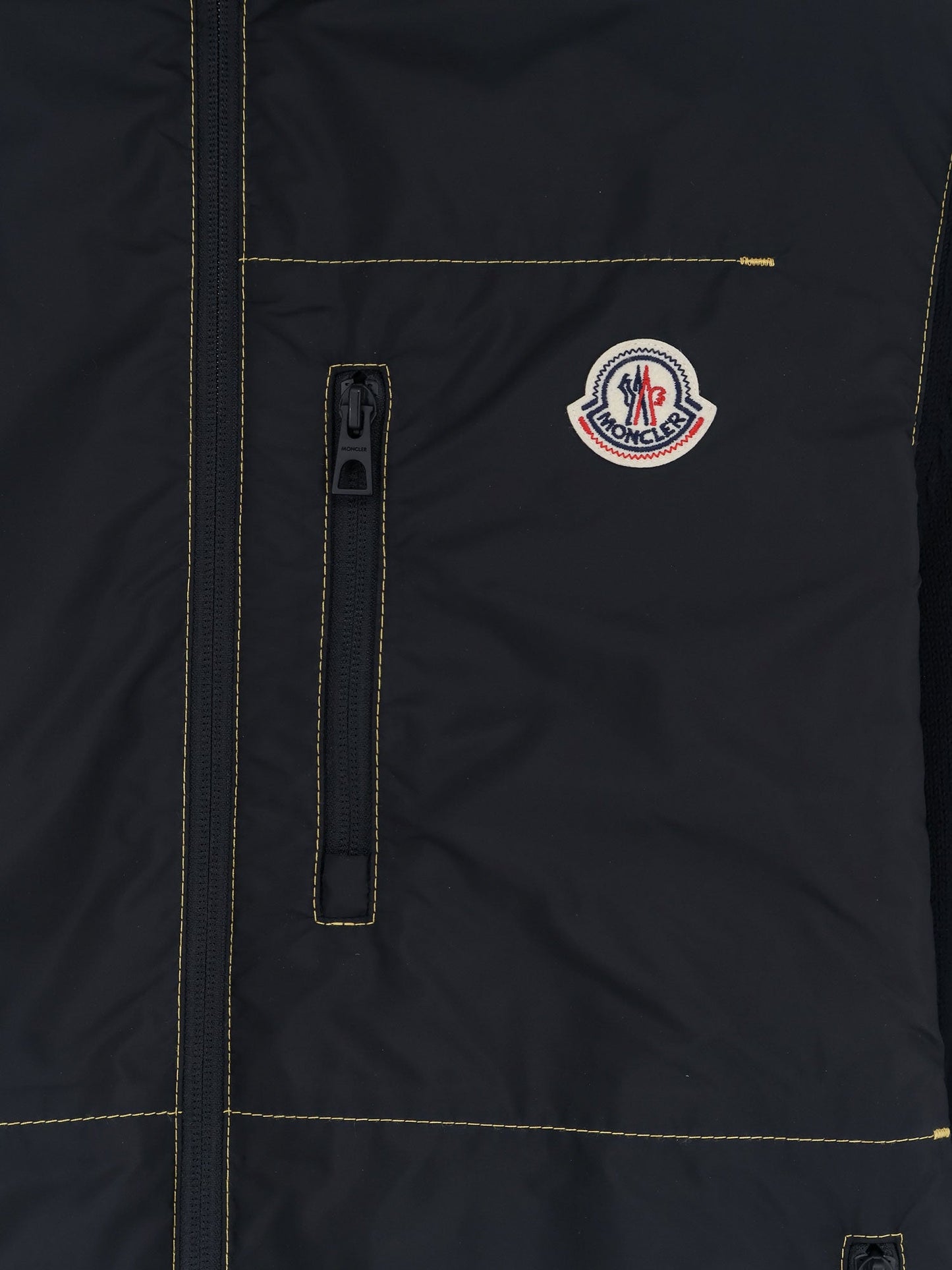 Moncler Men Nylon Jacket With Cotton Inserts MONCLER