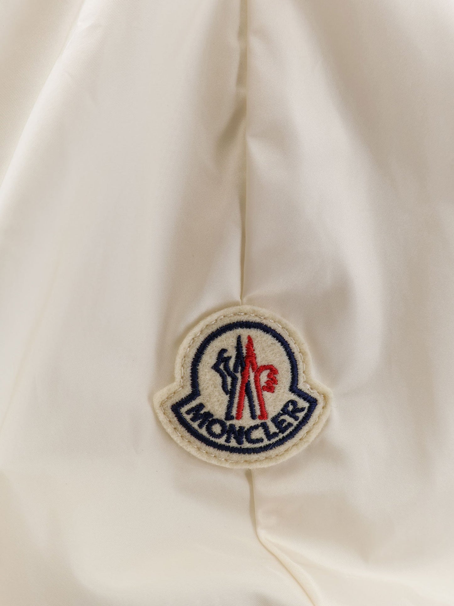 Moncler Women Cotton Sweatshirt With Nylon Sleeves MONCLER