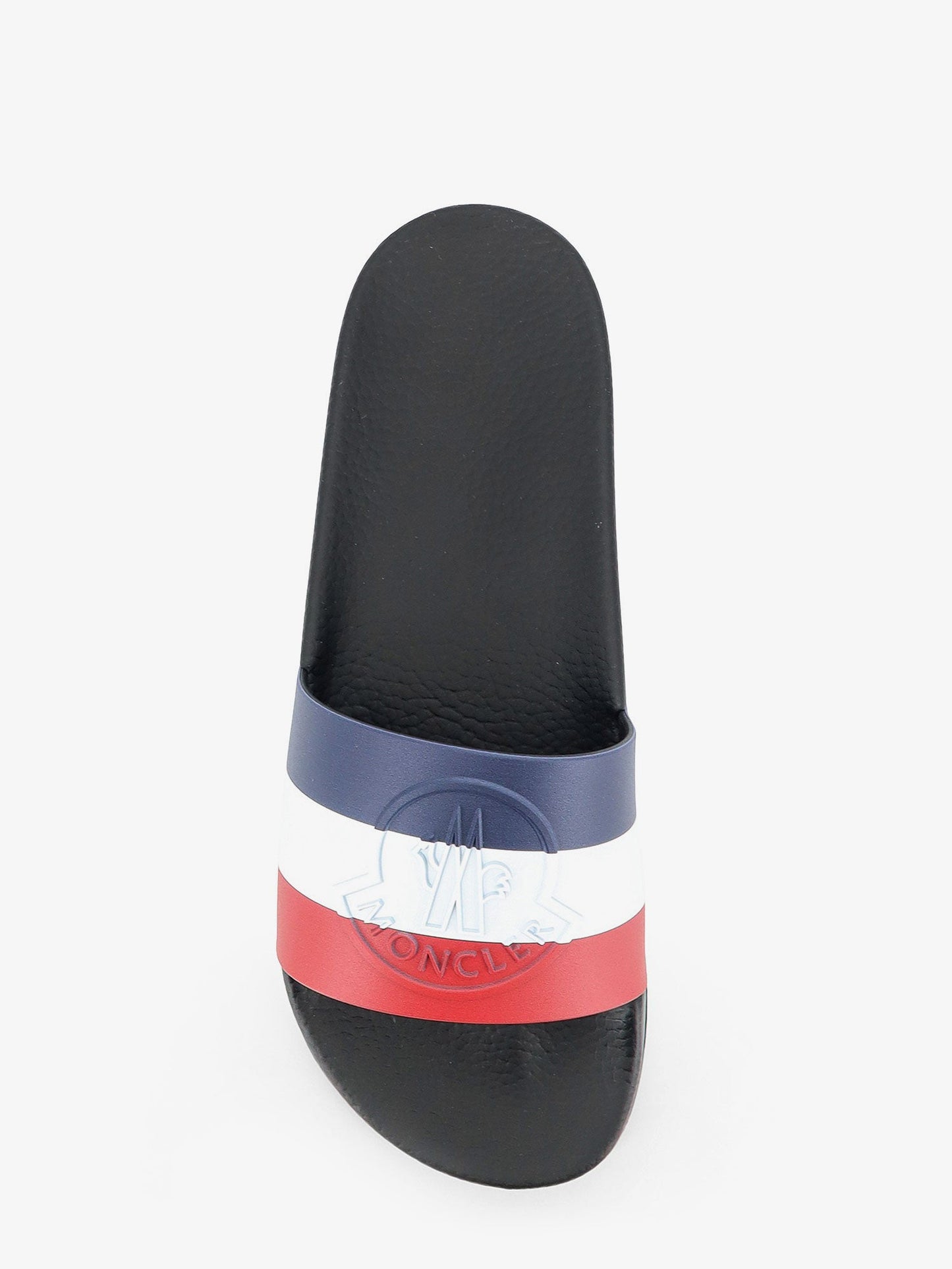 Moncler Men Basile Rubber Sandals With Front Logo Patch MONCLER