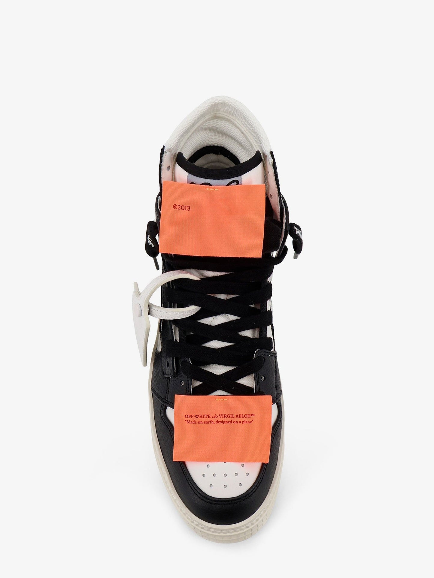 Off White Men 3.0 Court High Top Leather Sneakers OFF-WHITE