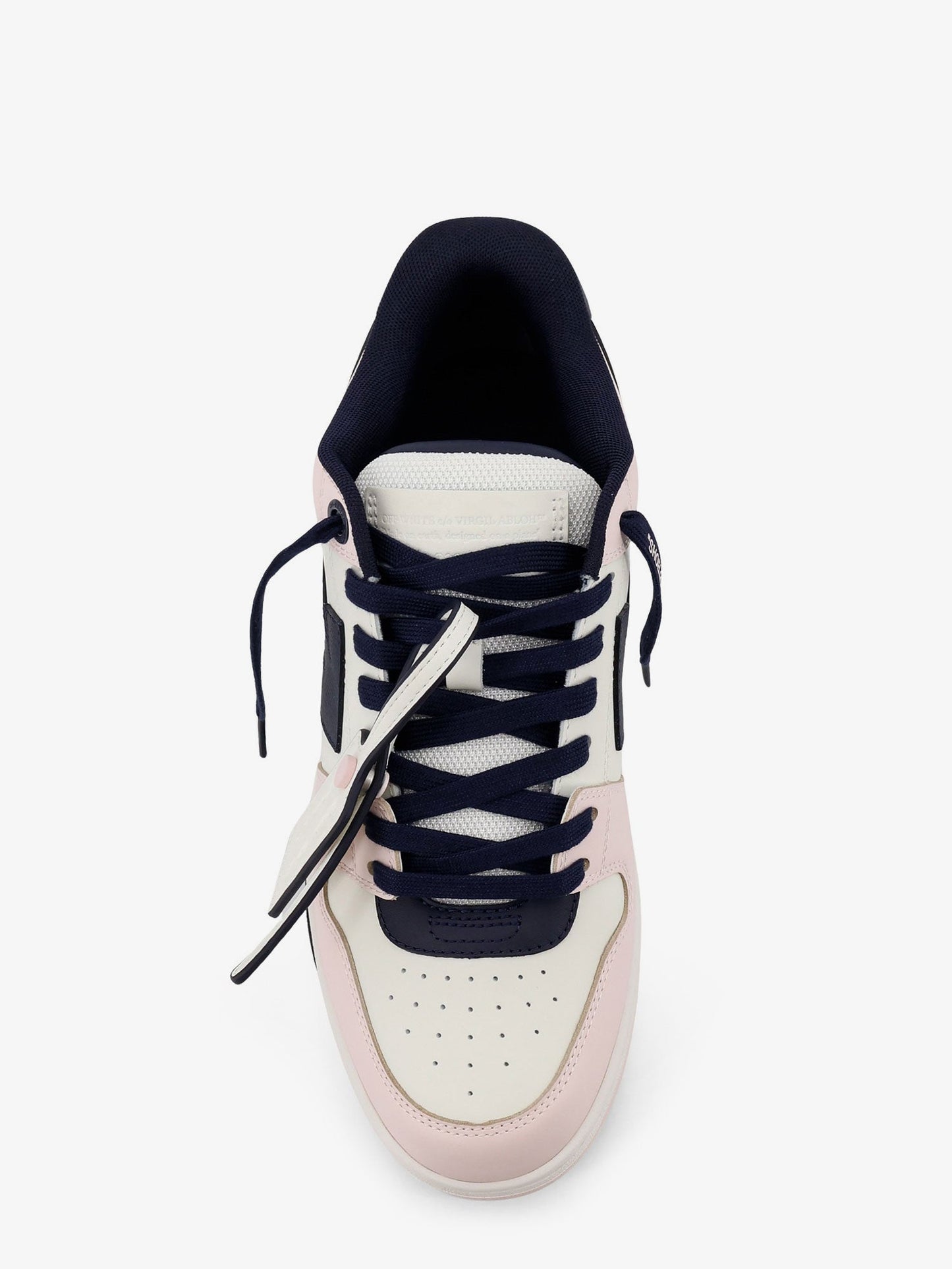 Off White Men Out Of Office Leather Sneakers With Iconic Logo On The Side OFF-WHITE