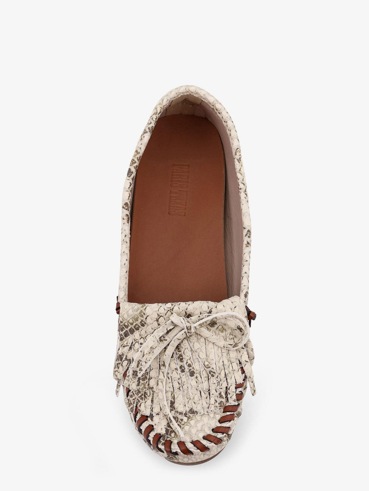 Paris Texas Women Indiana Leather Loafers With Croco Print PARIS TEXAS