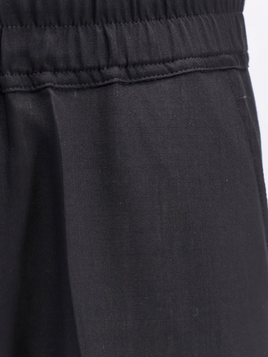 Rick Owens Men Drawstring Long Certified Virgin Wool Trousers RICK OWENS