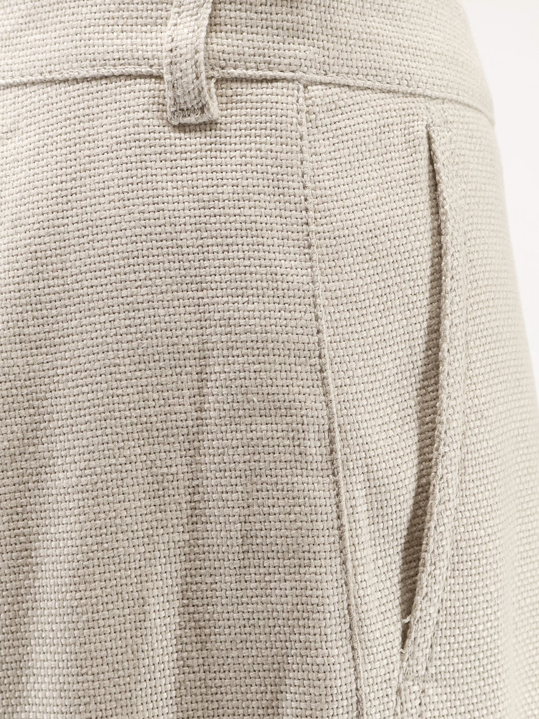 'S Max Mara Women Stretch Cotton And Linen Trousers S MAX MARA