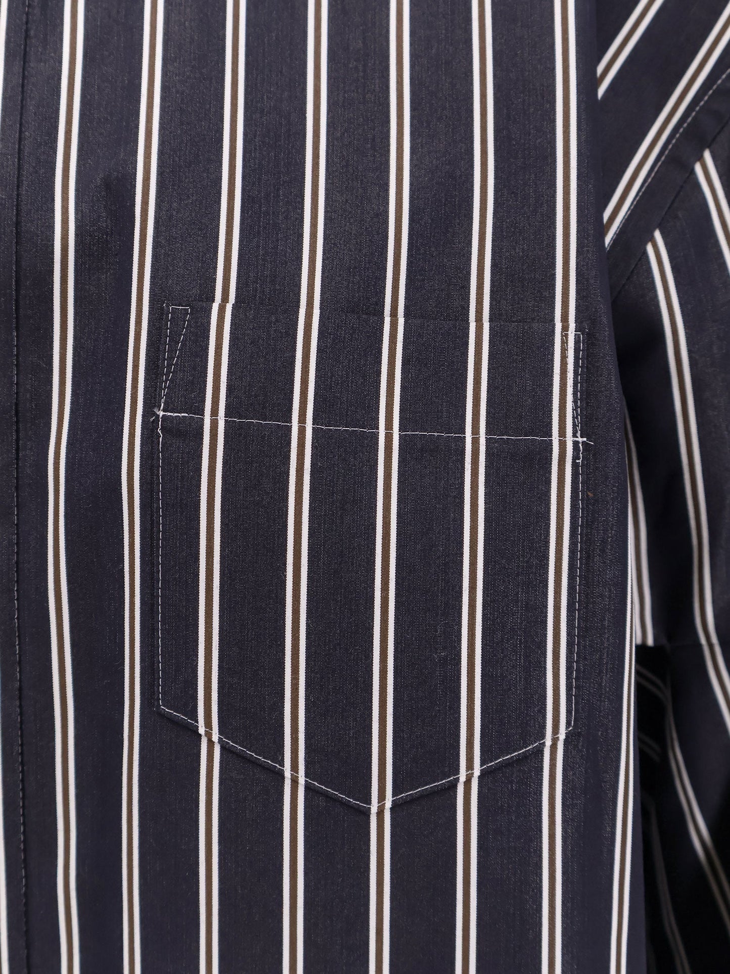 Sacai Women Oversize Striped Shirt SACAI