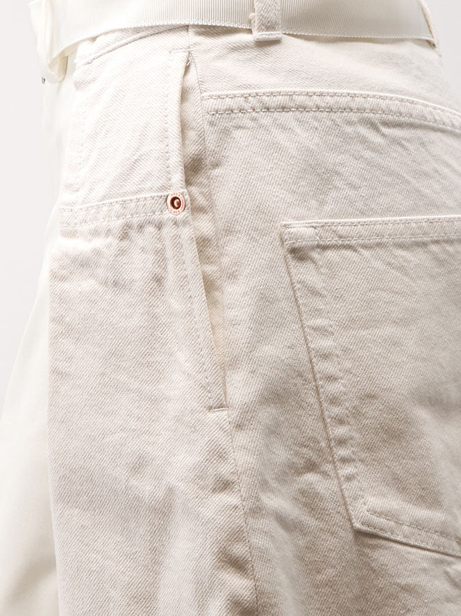 Sacai Women Double Fabric Shorts SACAI