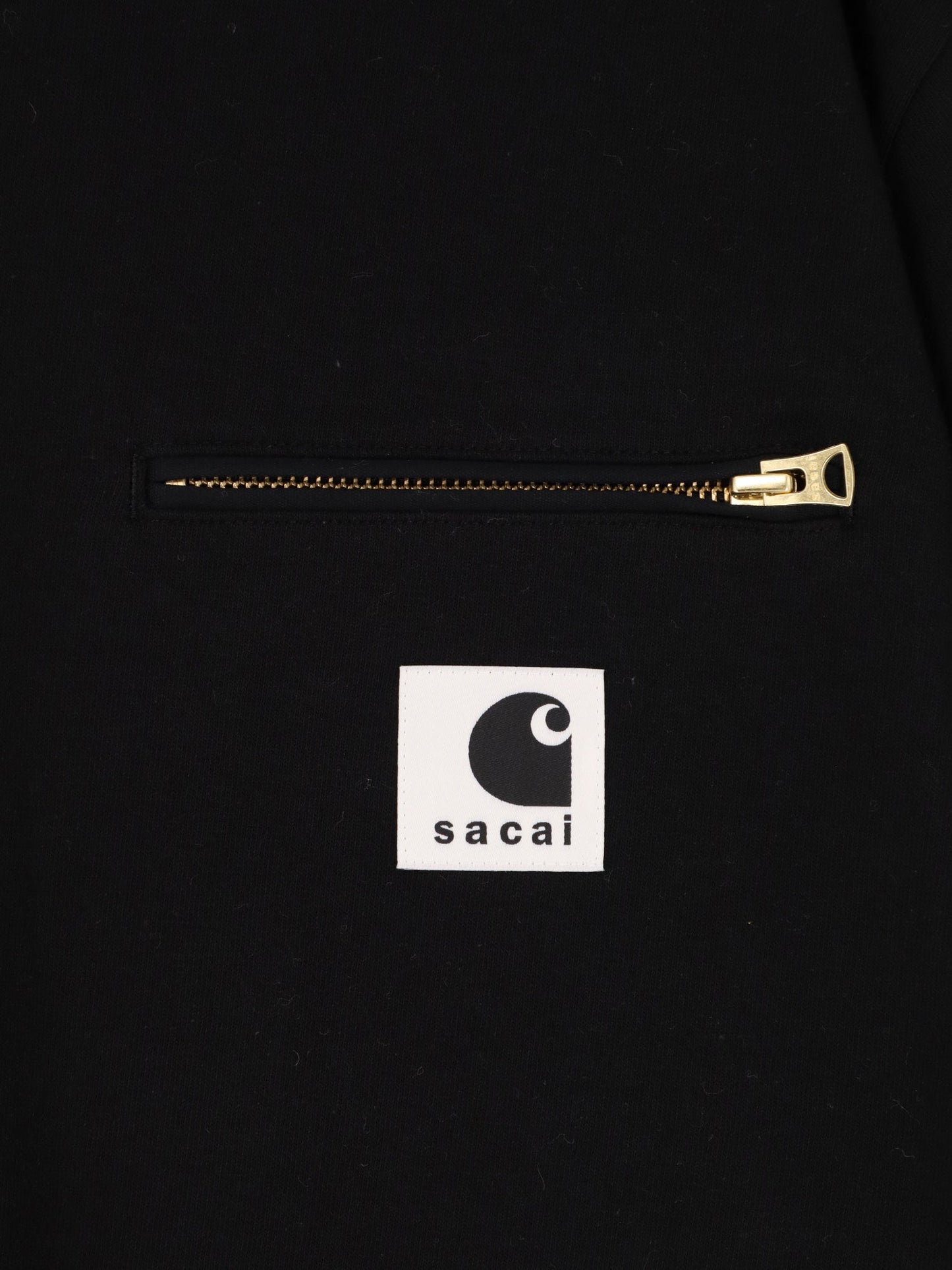 Sacai X Carhartt Wip Men Cotton T-Shirt Witht Logo Patch On The Front SACAI X CARHARTT WIP
