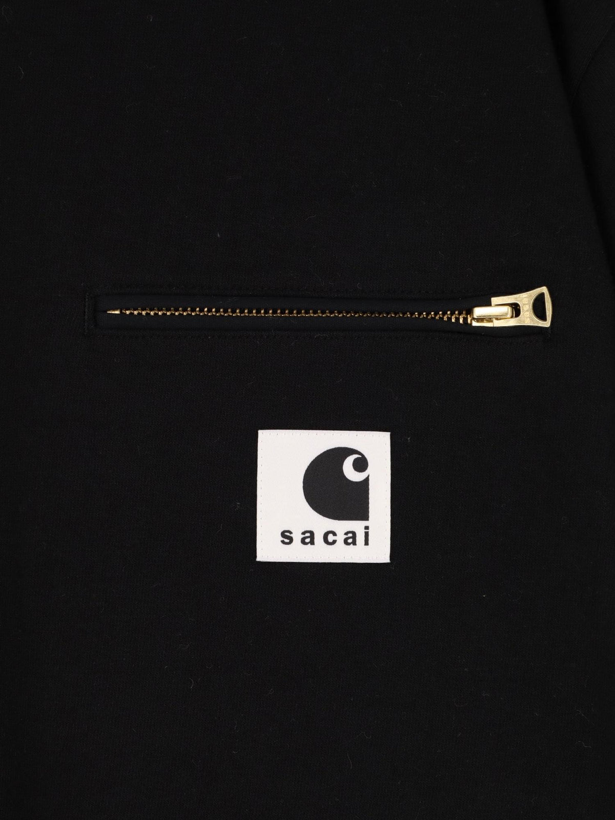 Sacai X Carhartt Wip Men Cotton T-Shirt Witht Logo Patch On The Front SACAI X CARHARTT WIP