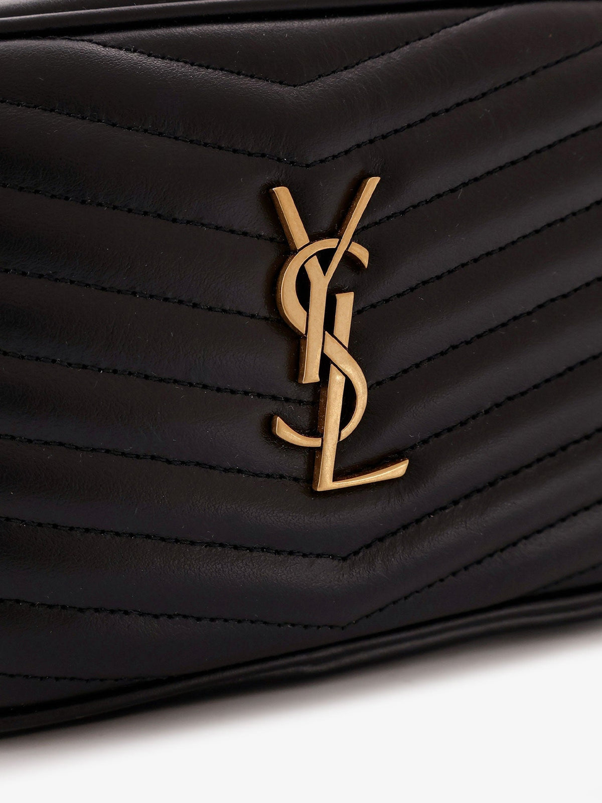 Saint Laurent Women Mini Lou Quilted Leather Crossbody Bag SAINT LAURENT