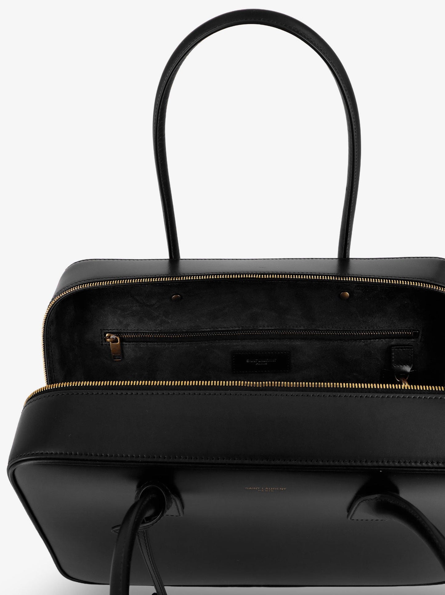 Saint Laurent Women Sac De Jour In Box Leather Handbag With Metal Padlock Detail SAINT LAURENT