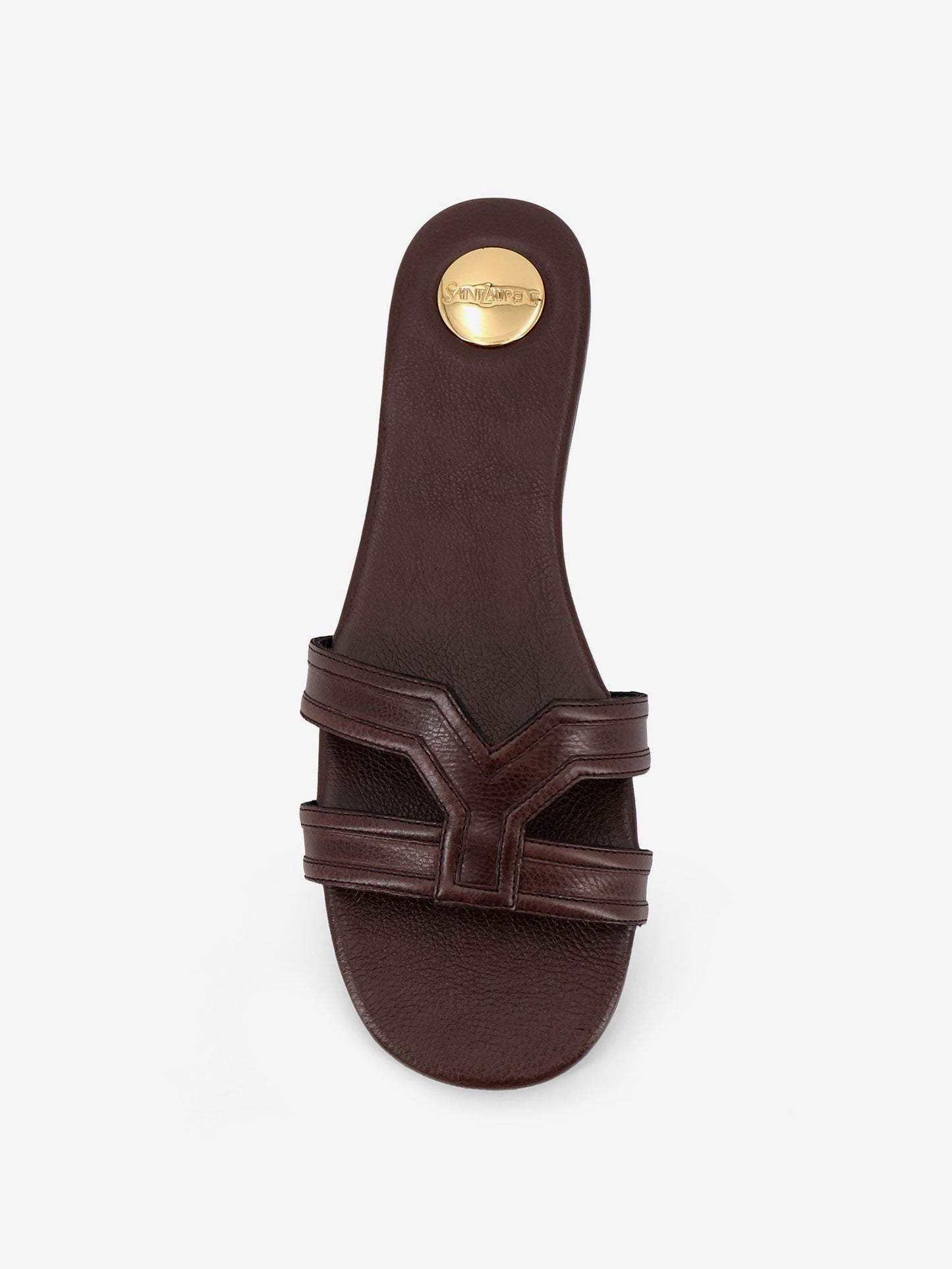 Saint Laurent Women Mabrouka Leather Sandals SAINT LAURENT