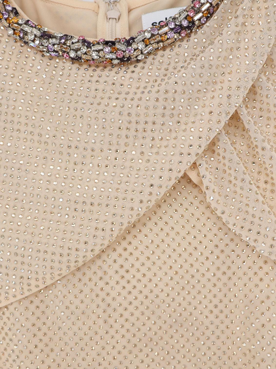 Self Portrait Women Maxi Dress With Rhinestones SELF-PORTRAIT