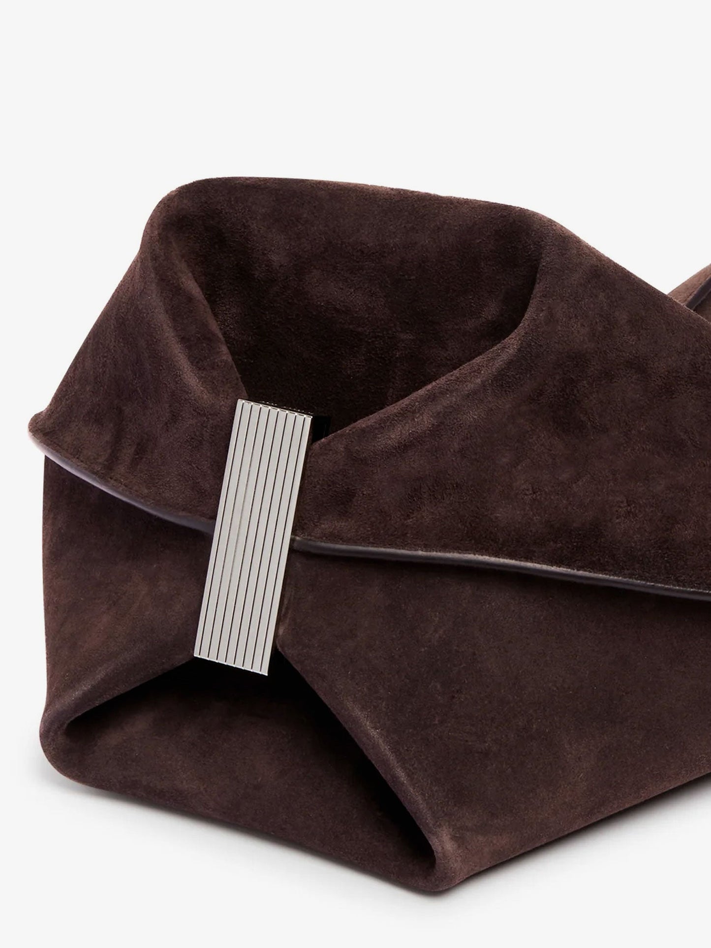 The Attico Women La Scoop Suede Shoulder Bag THE ATTICO