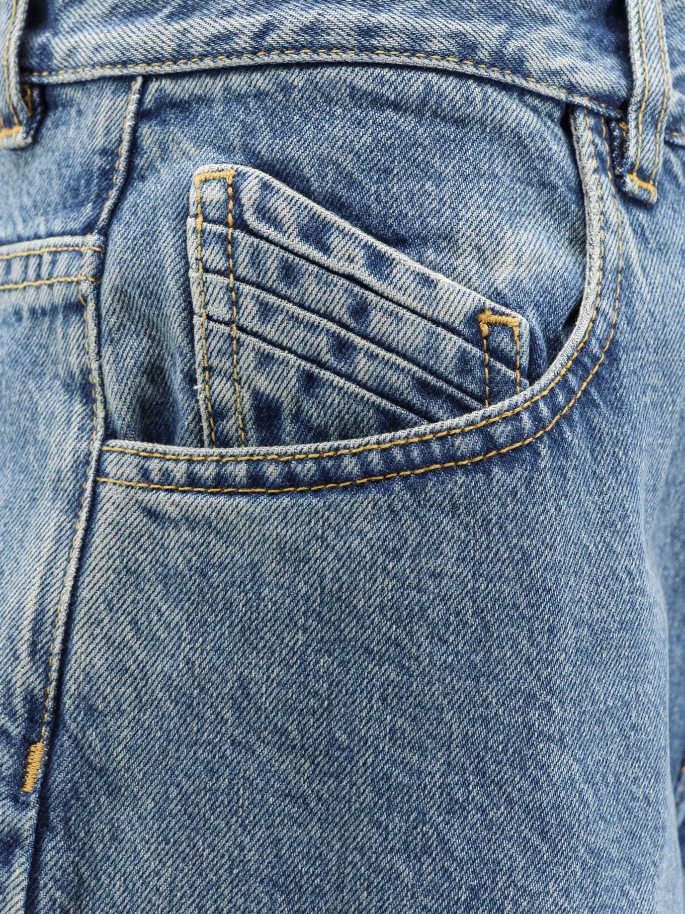 The Attico Women Jeans With Logo Embroidery THE ATTICO