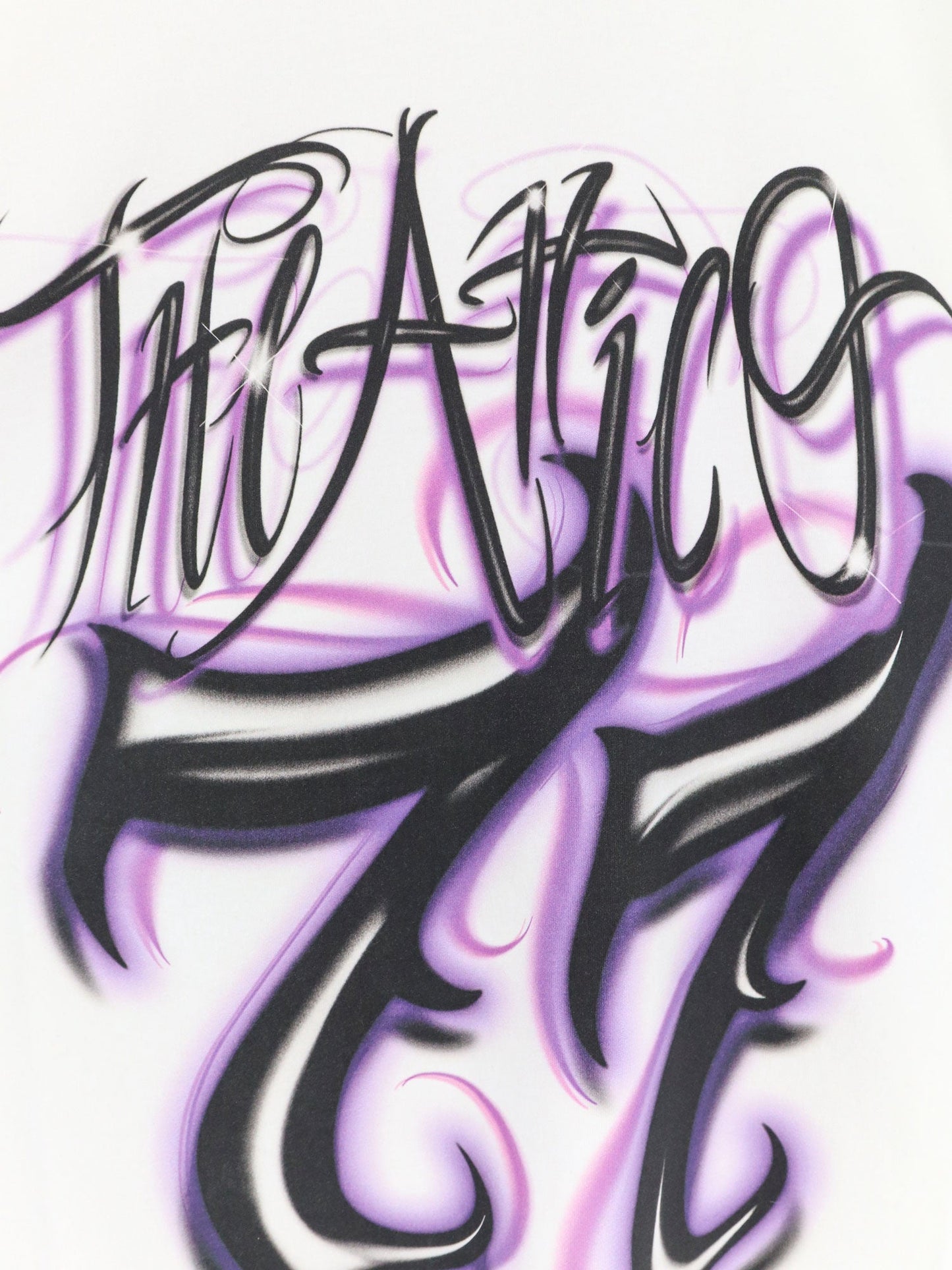 The Attico Women Cotton T-Shirt With Printed Logo On The Front THE ATTICO