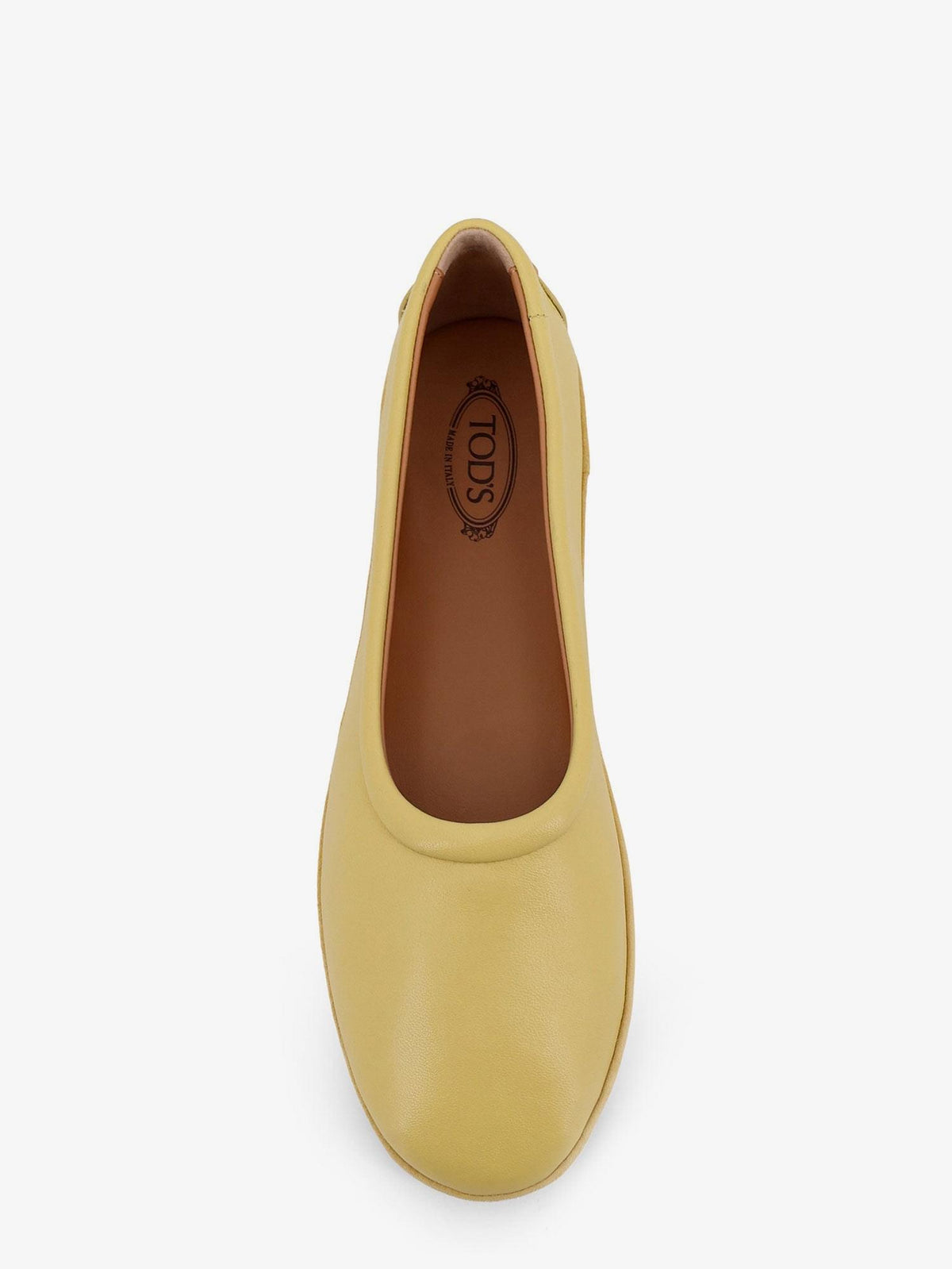 Tod's Women Leather Ballerina With Gomminos Detail On The Back TOD'S