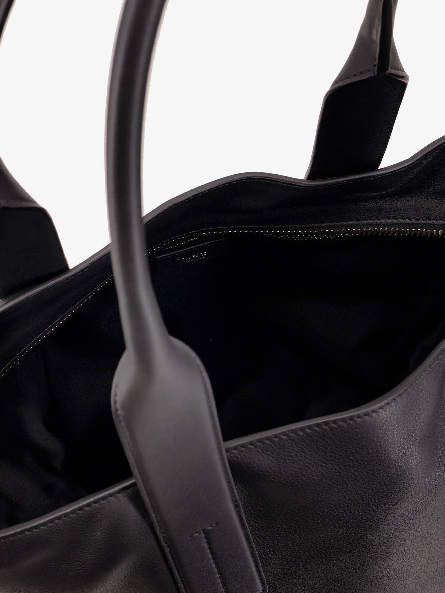 Tom Ford Men Leather Shopping Bag With Logo Lettering On The Bottom TOM FORD