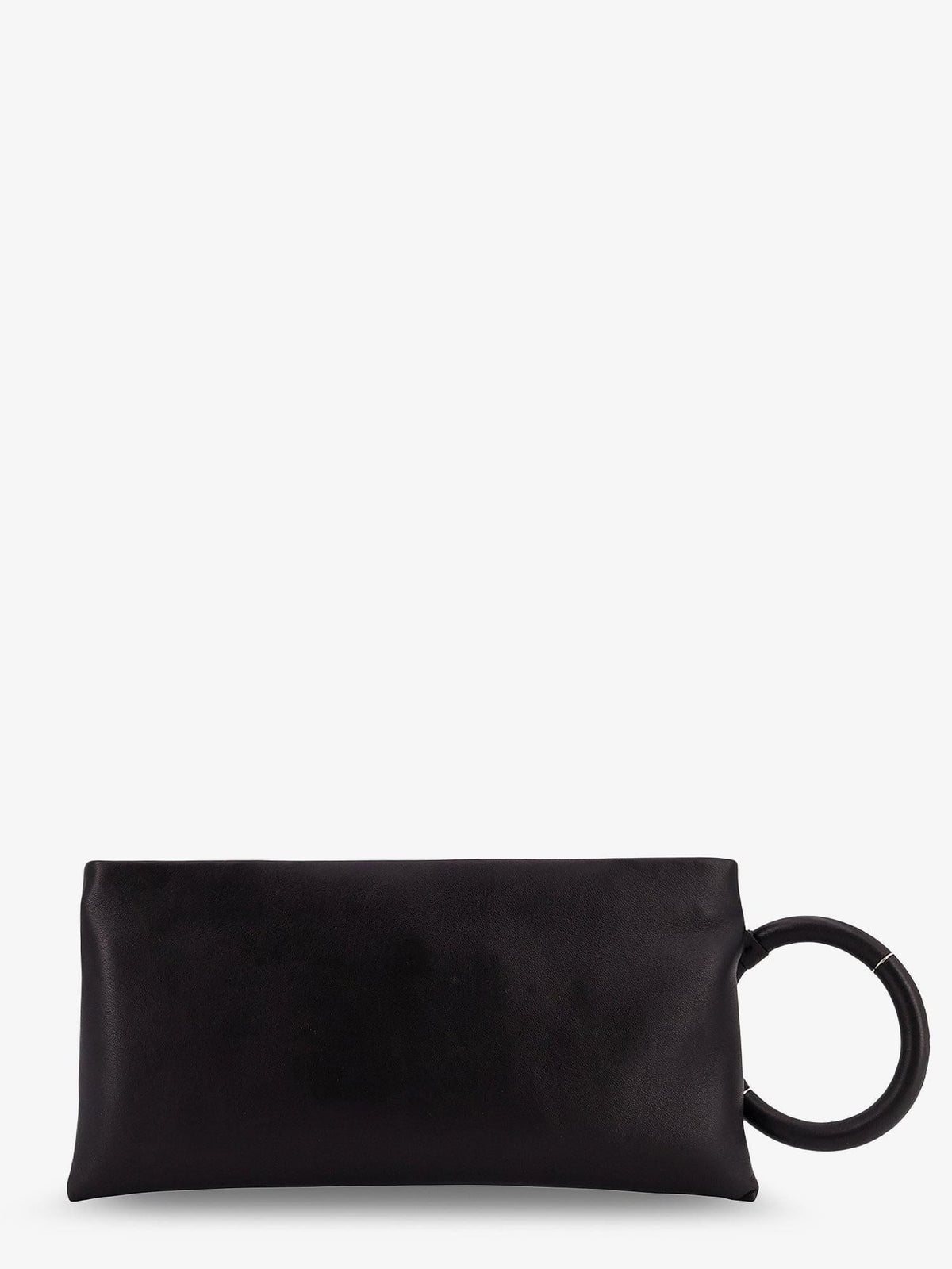 Tom Ford Women Tom Ford Women Aura Leather Clutch Bag With Lettering Logo On The Front TOM FORD