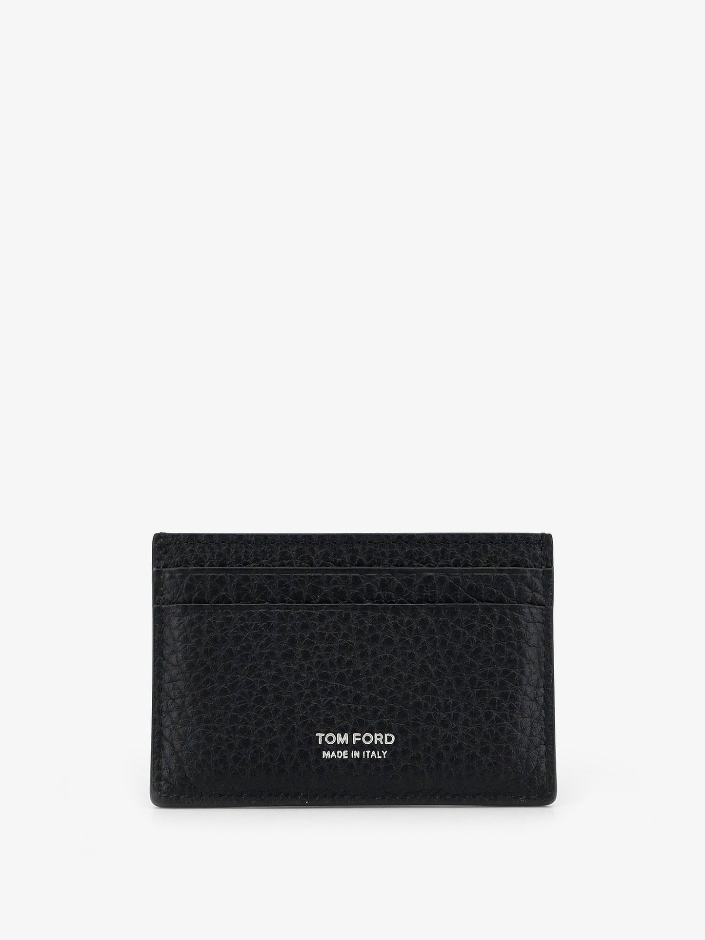 Tom Ford Men Leather Card Holder With Embossed Logo TOM FORD