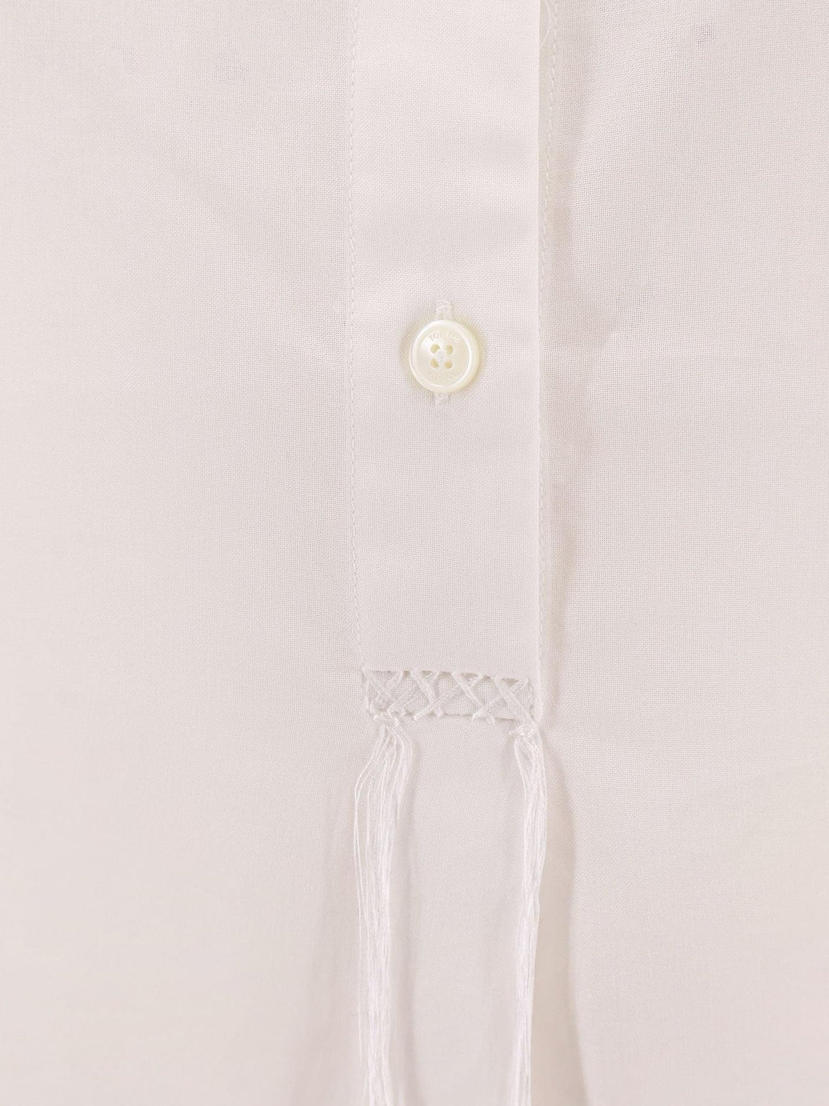 Toteme Women Stand Collar Organic Cotton Shirt TOTEME
