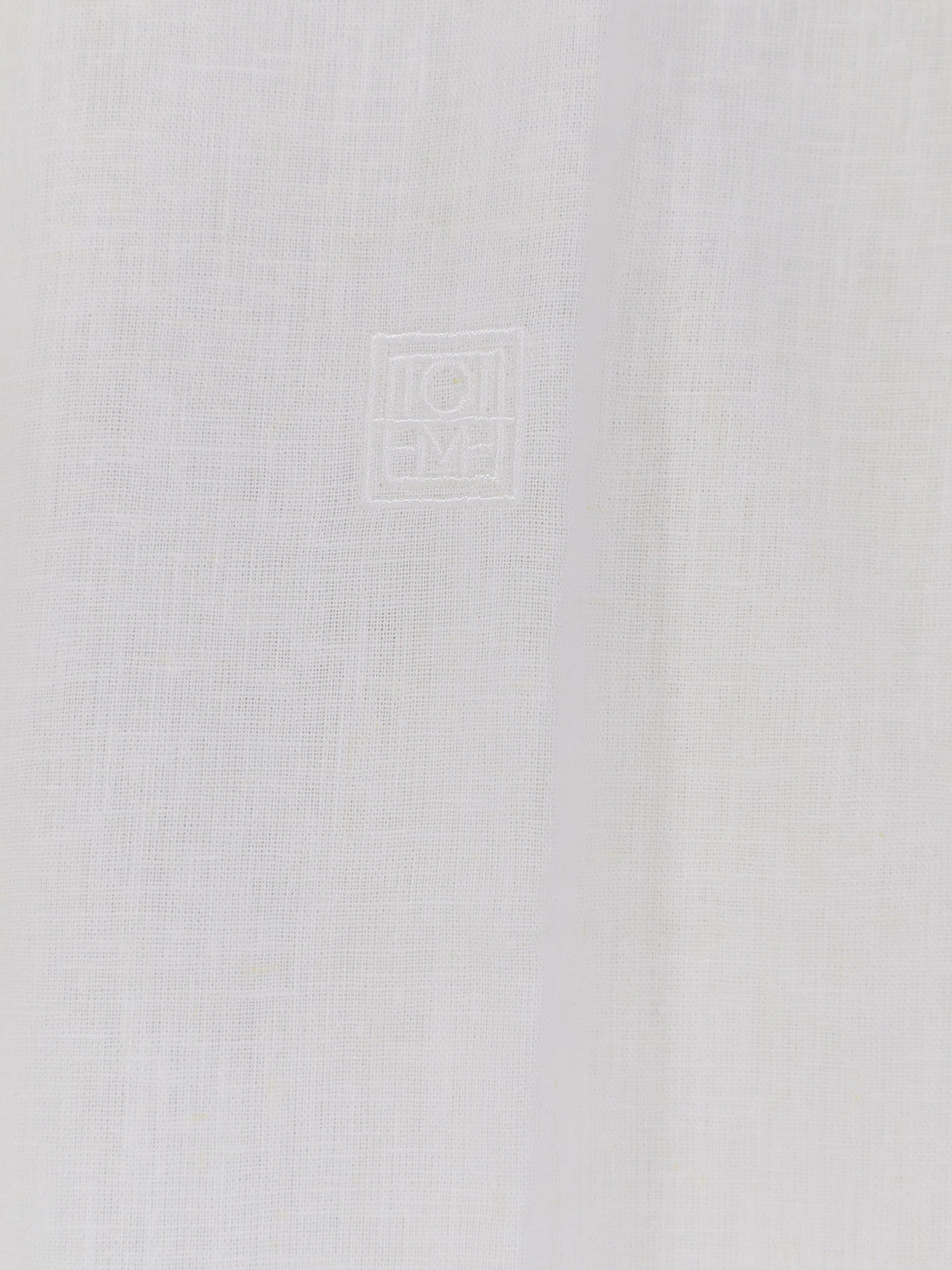 Toteme Women Oversized Summer Cotton And Linen Shirt